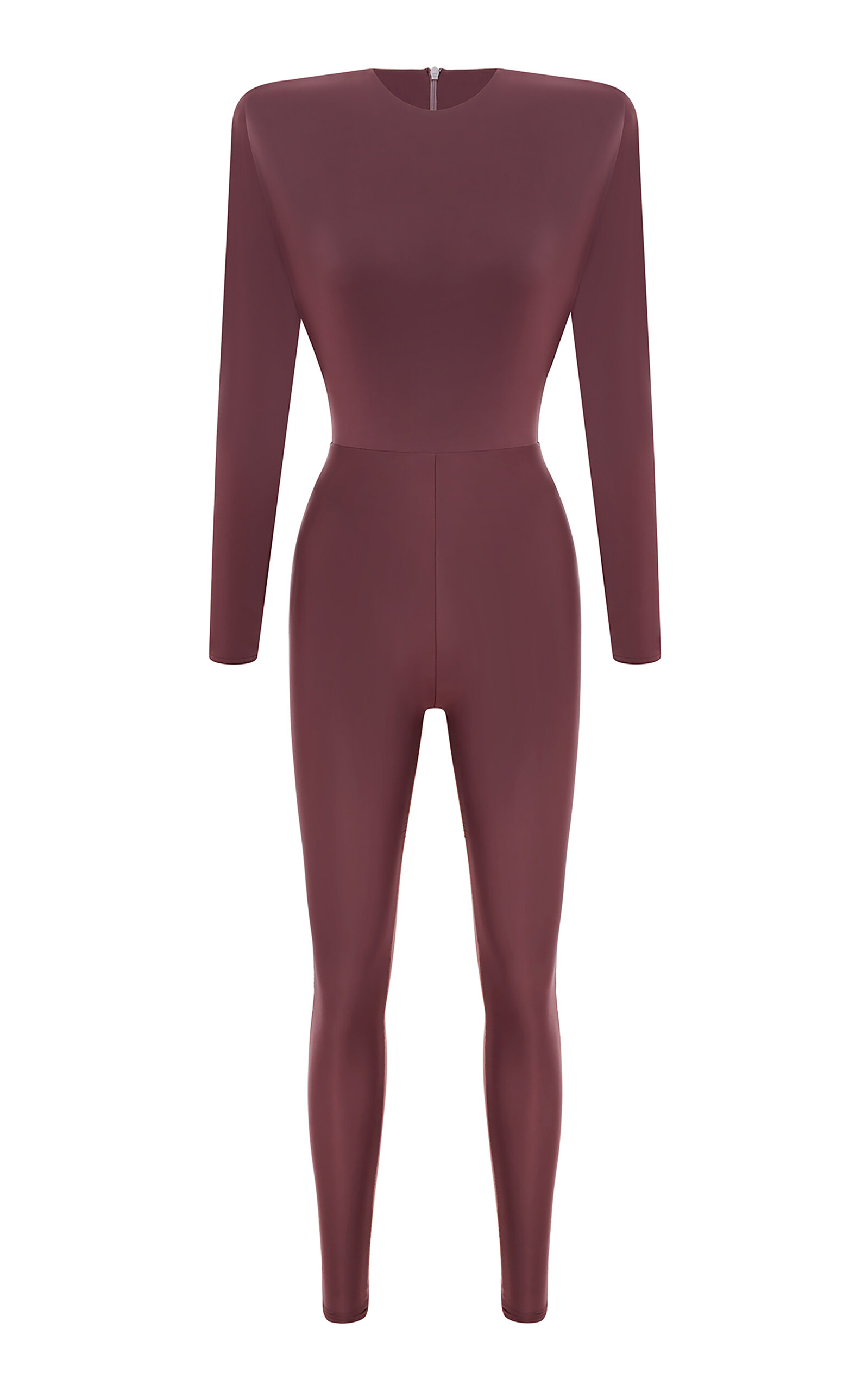 Shop Alex Perry Batwing Jersey Catsuit In Purple