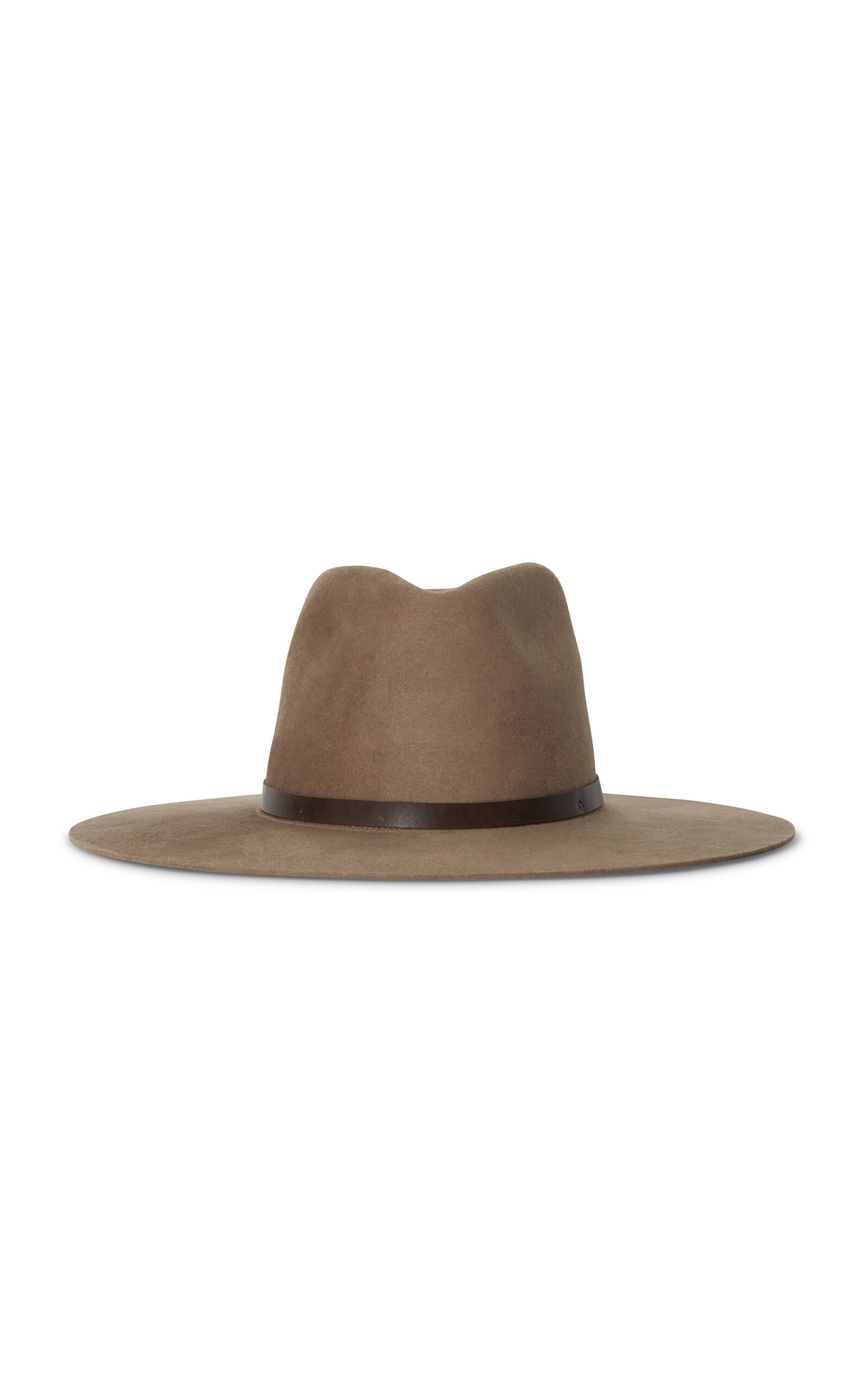 Shop Janessa Leone Harley Wool Hat In Neutral