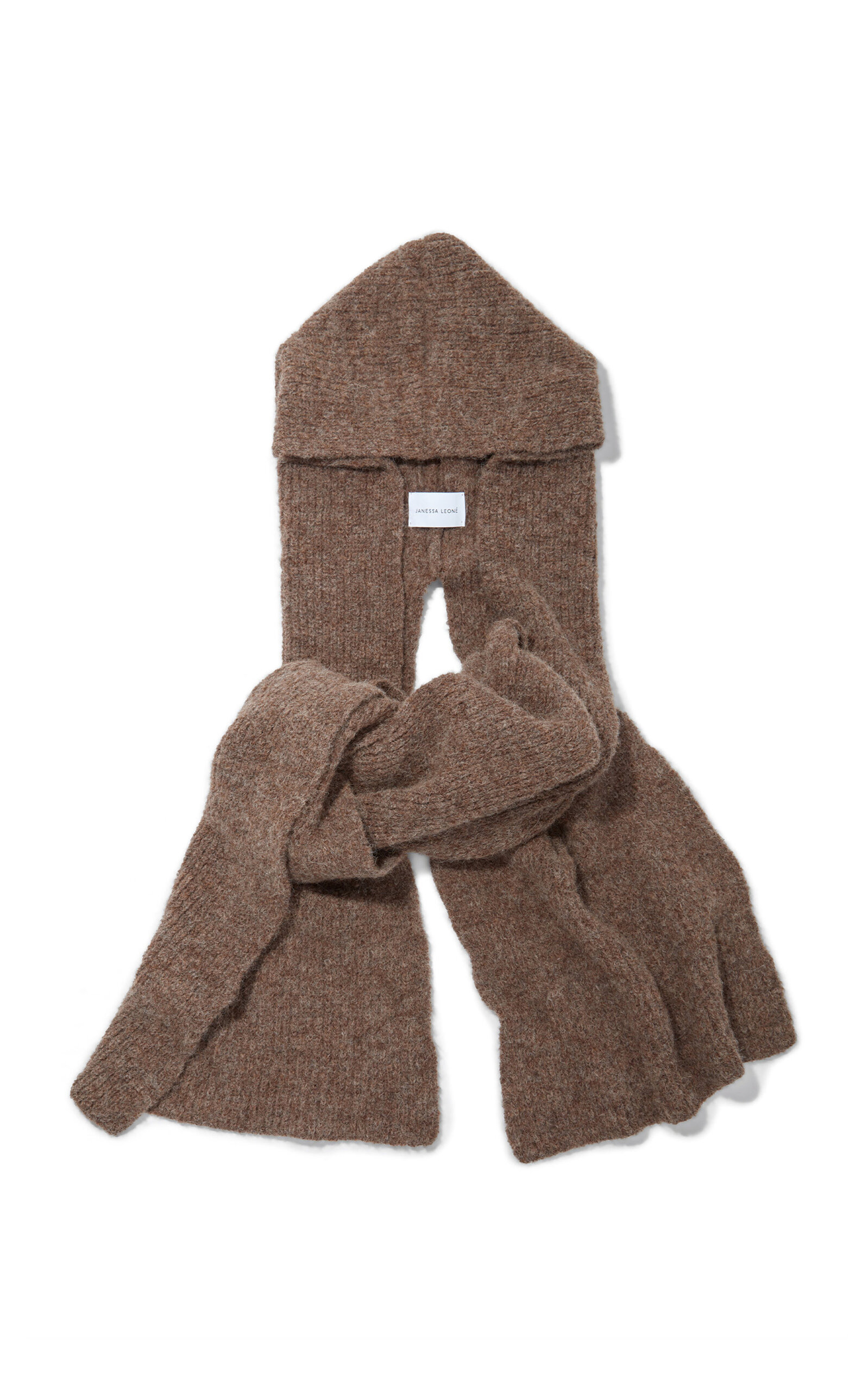 Benji Hooded Knit Scarf