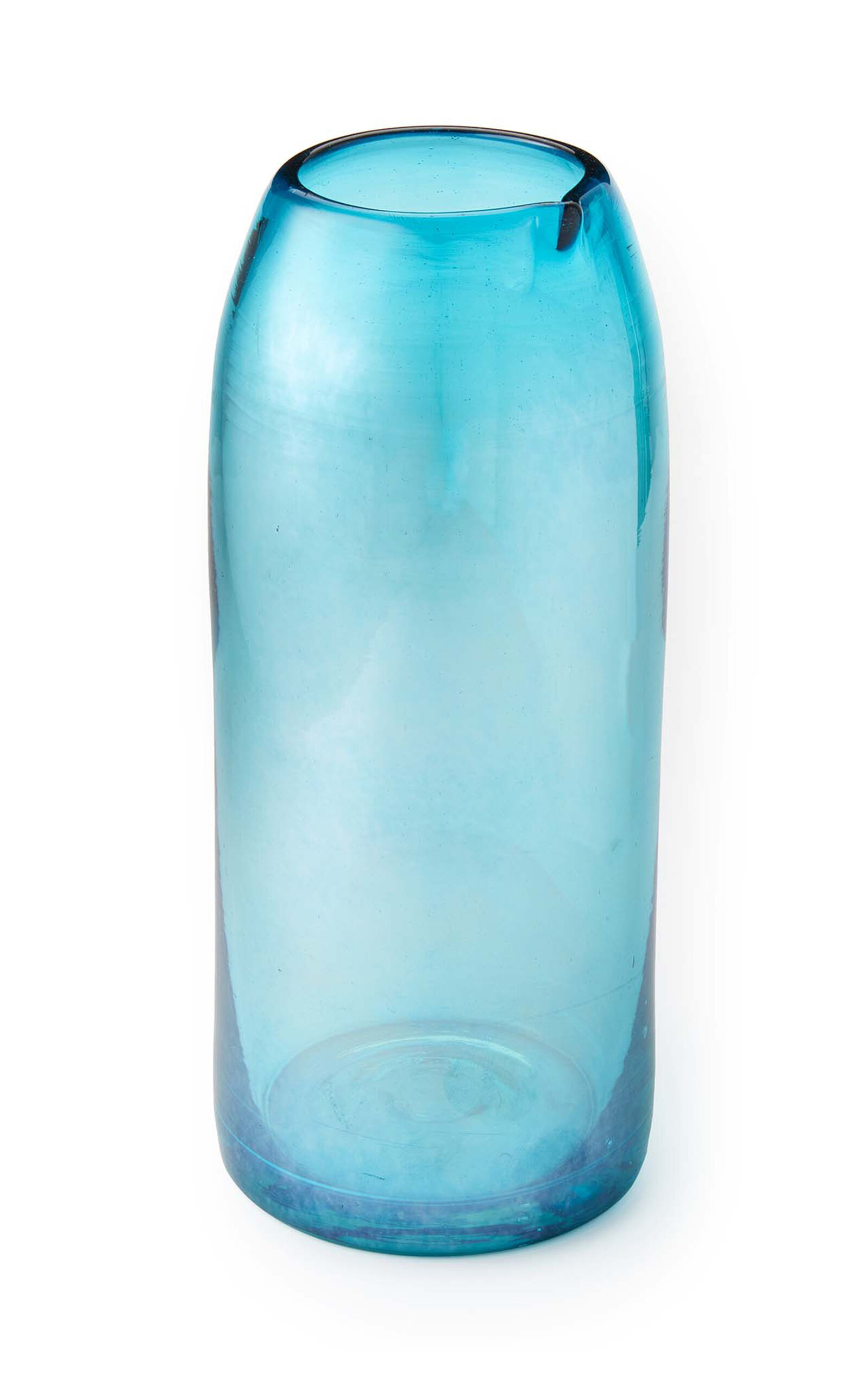 Shop St. Frank Glass Pitcher In Turquoise