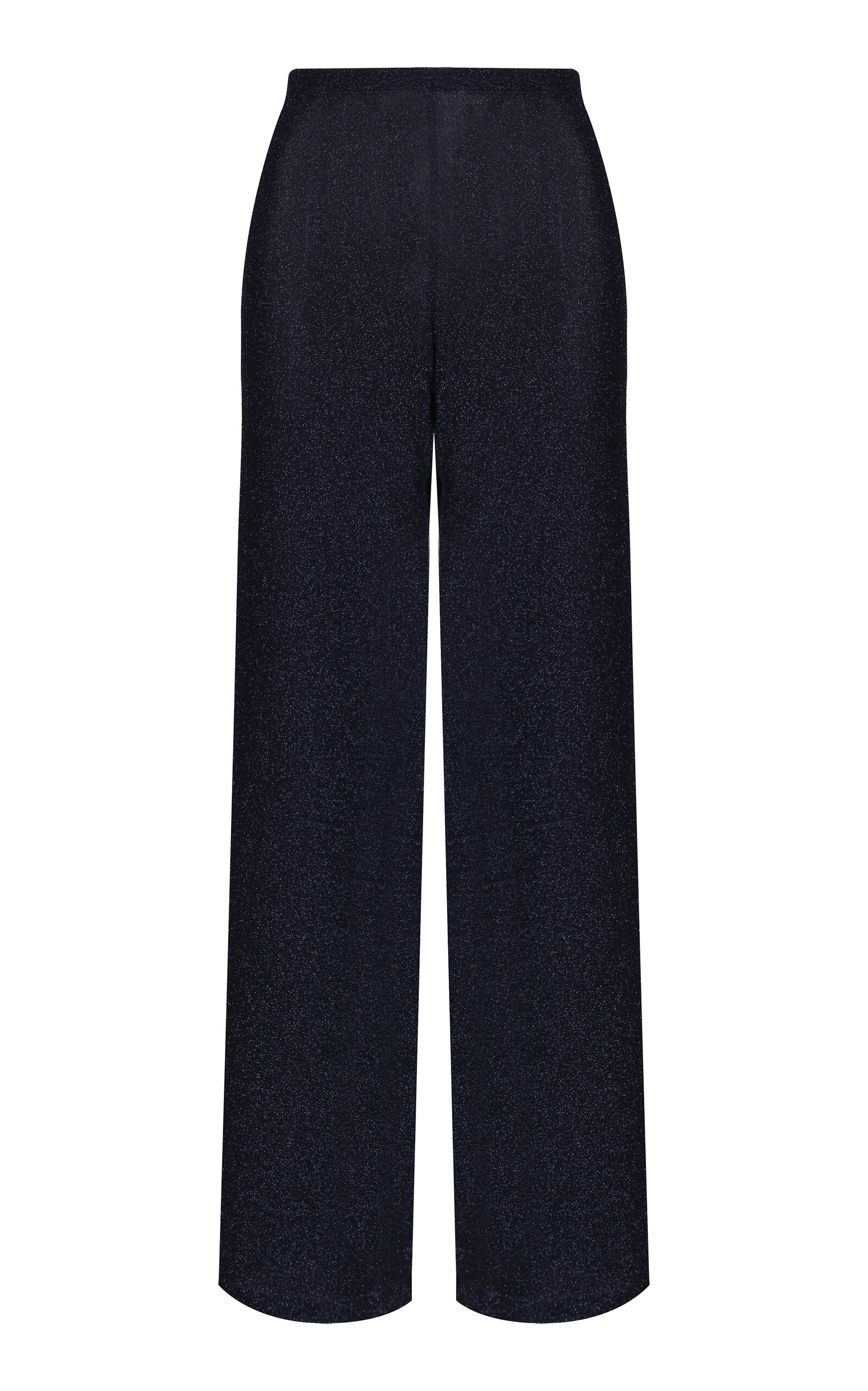 Pleasurable Effects Knit Lurex Wide-Leg Pants