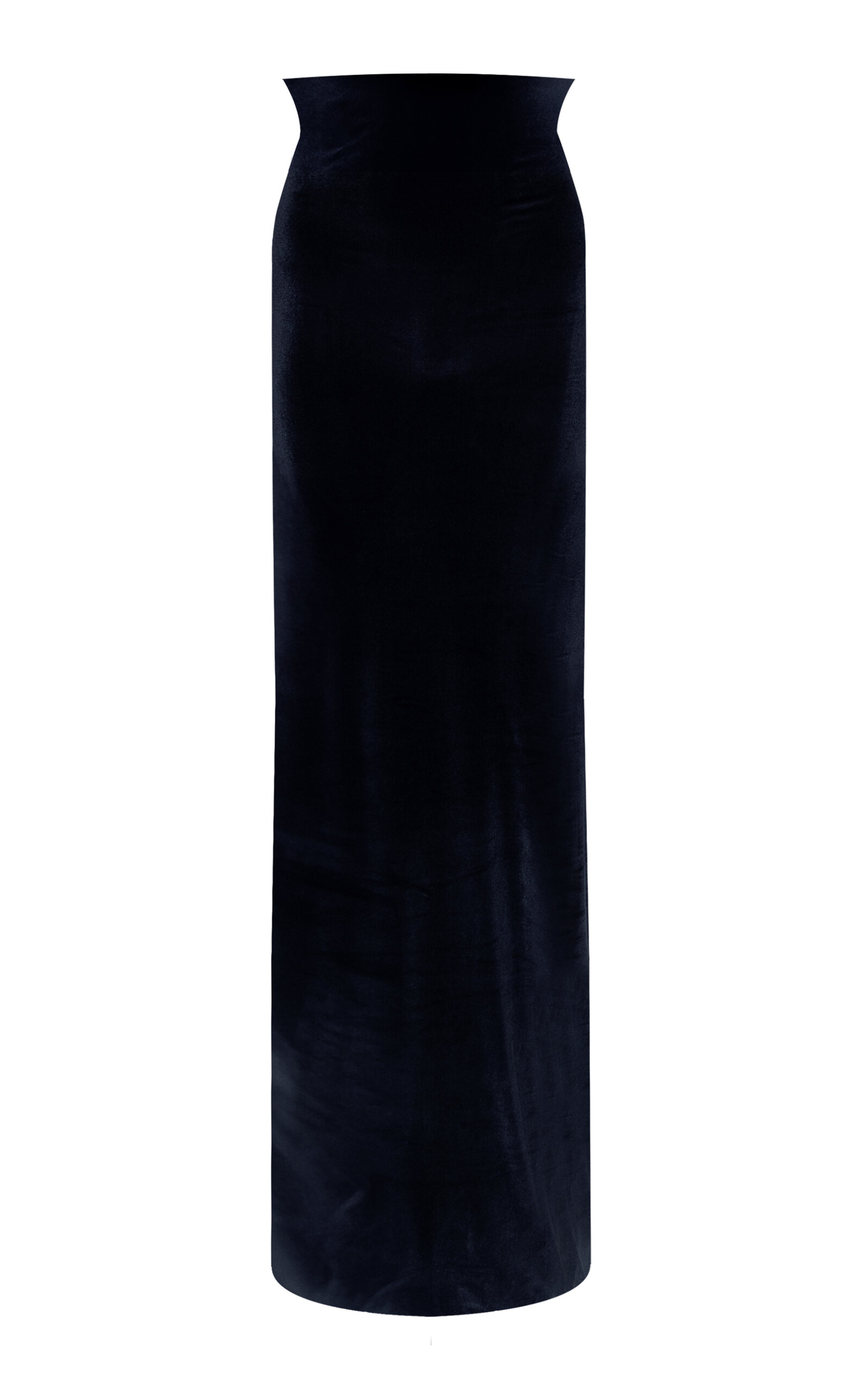 Maygel Coronel Cavana High-rise Maxi Skirt In Black