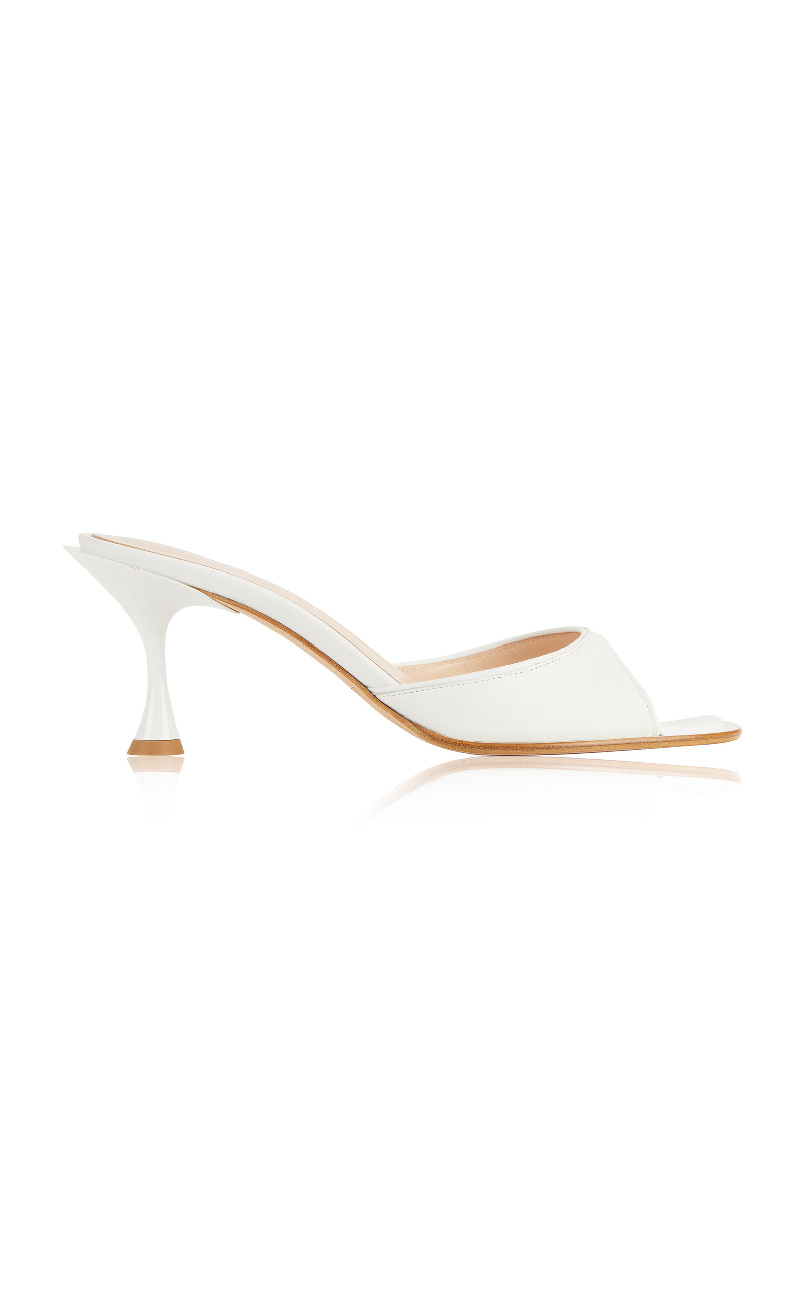 Betzábe Jenni Leather Sandals In White