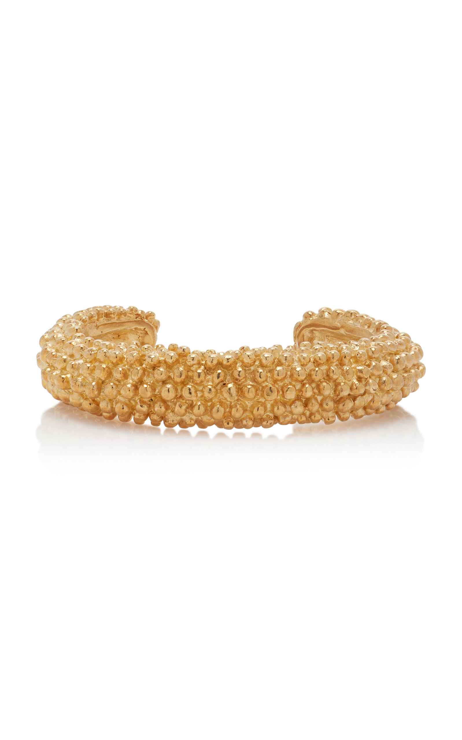 Shop Paola Sighinolfi Royal Handmade 18k Gold-plated Cuff