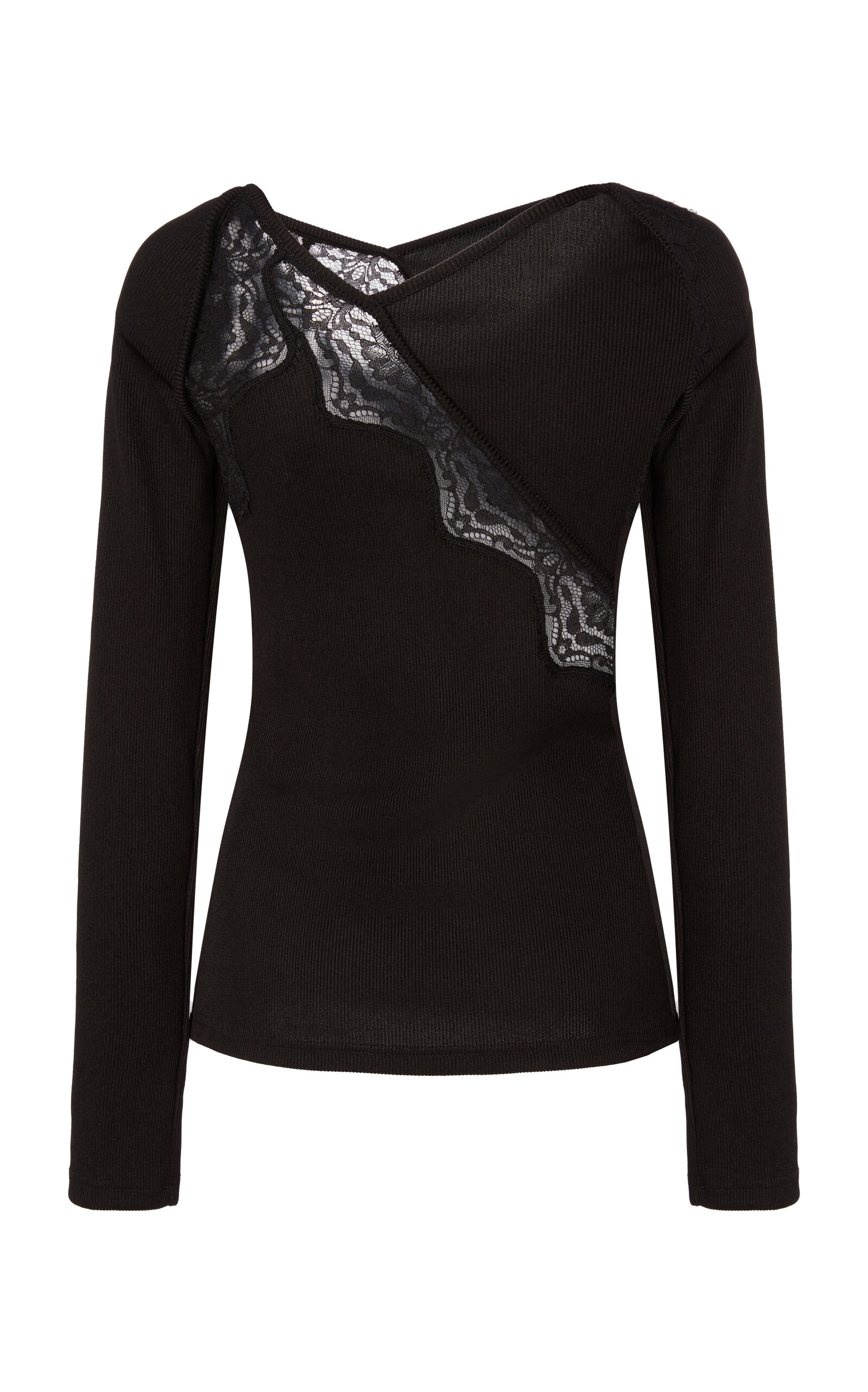 Christopher Esber Lace-detailed Top In Black