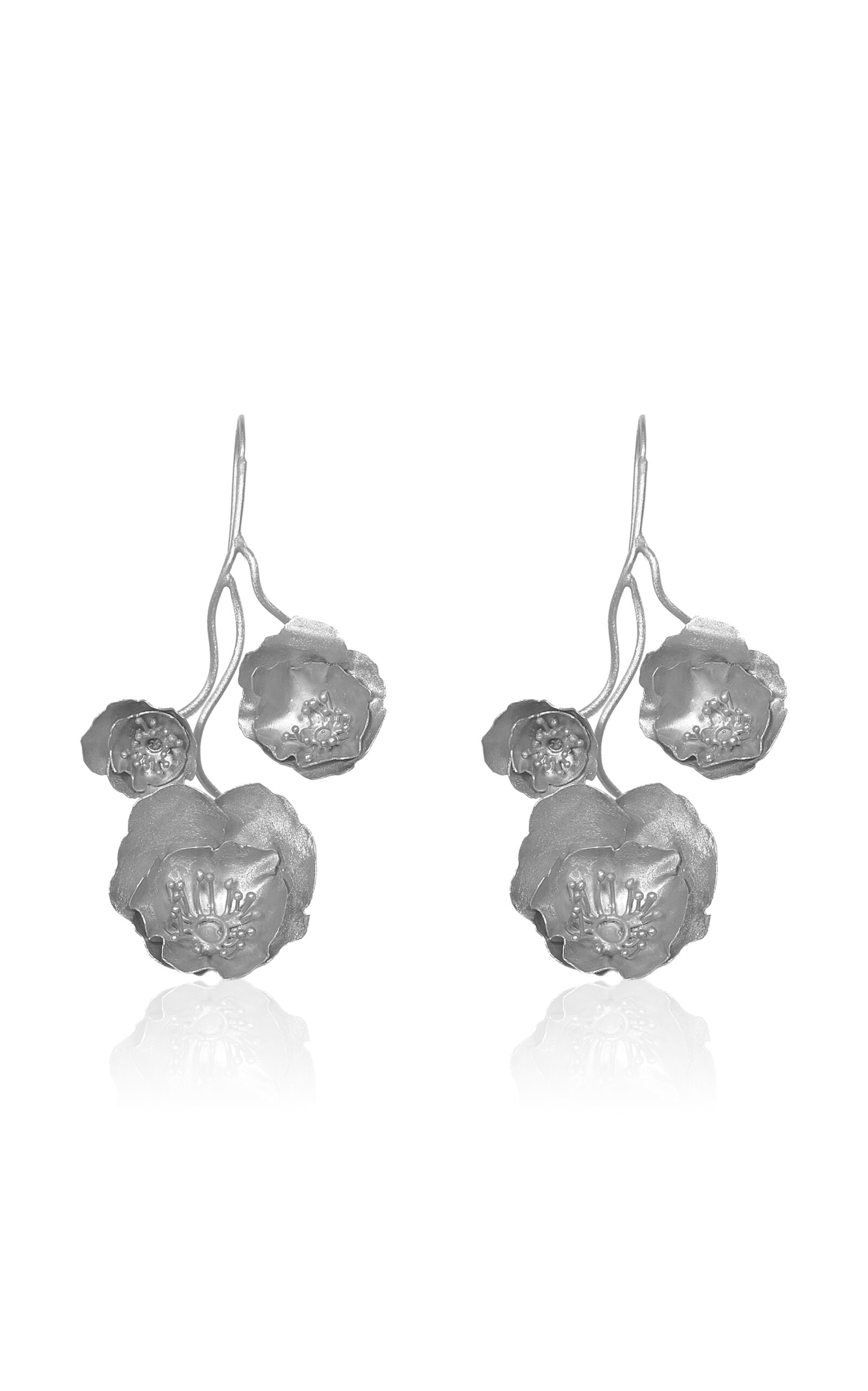 Johanna Ortiz Tess Earrings In Silver