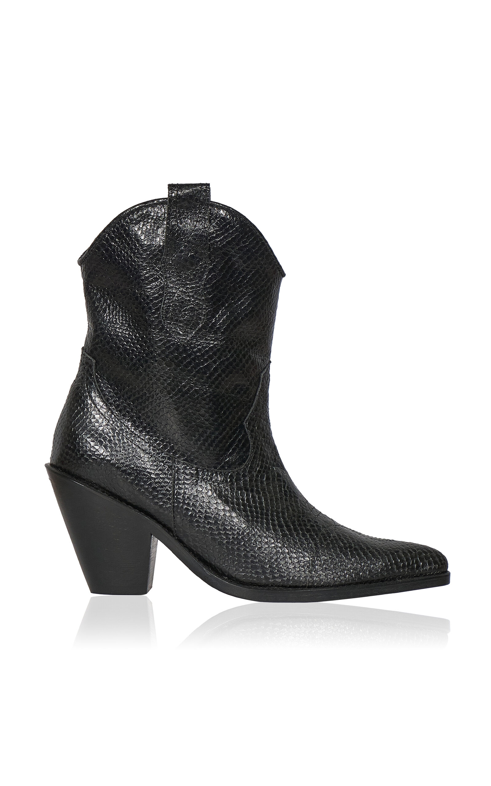 Johanna Ortiz Eastern Vibes Python-effect Leather Boots