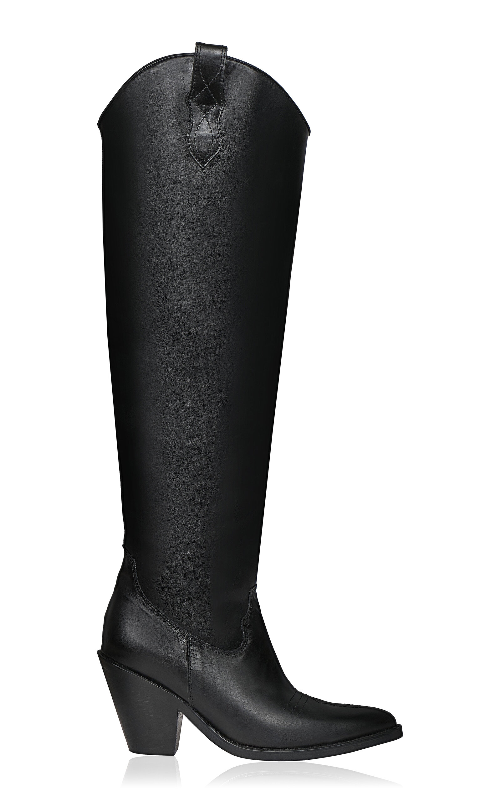 Johanna Ortiz Fertile Crescent Leather Boots In Black