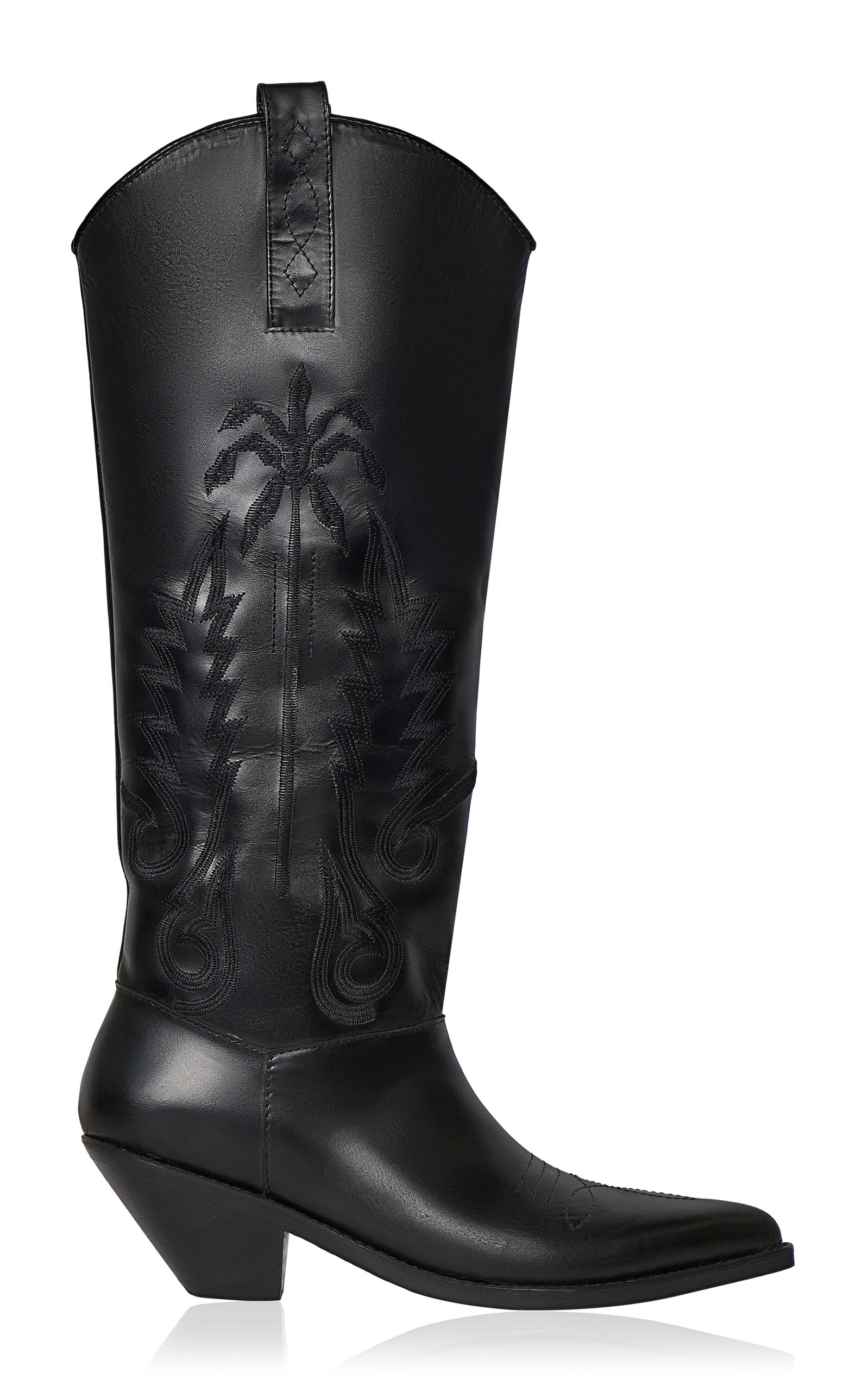 Johanna Ortiz Journey To The East Leather Boots In Black