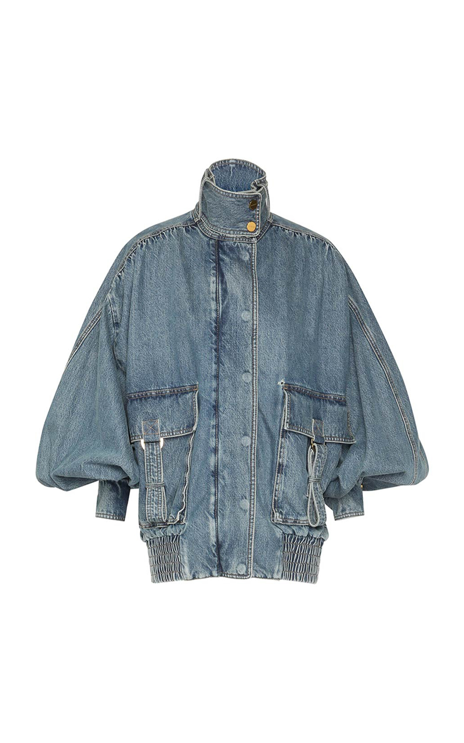 Illustration Oversized Denim Jacket