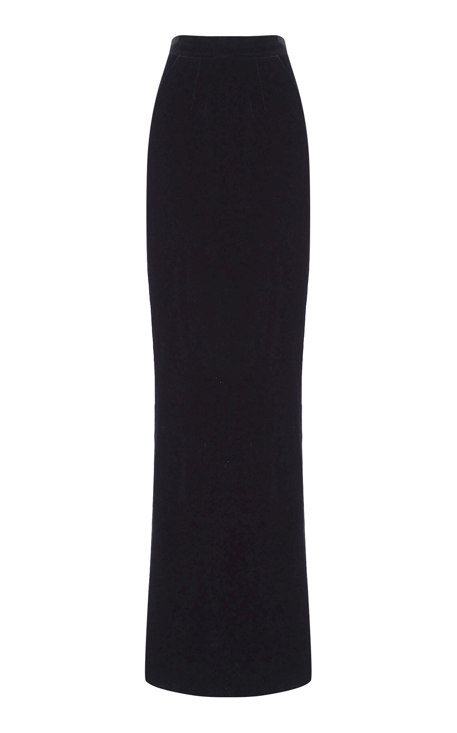 The New Arrivals Ilkyaz Ozel Zada Silk Maxi Skirt In Black