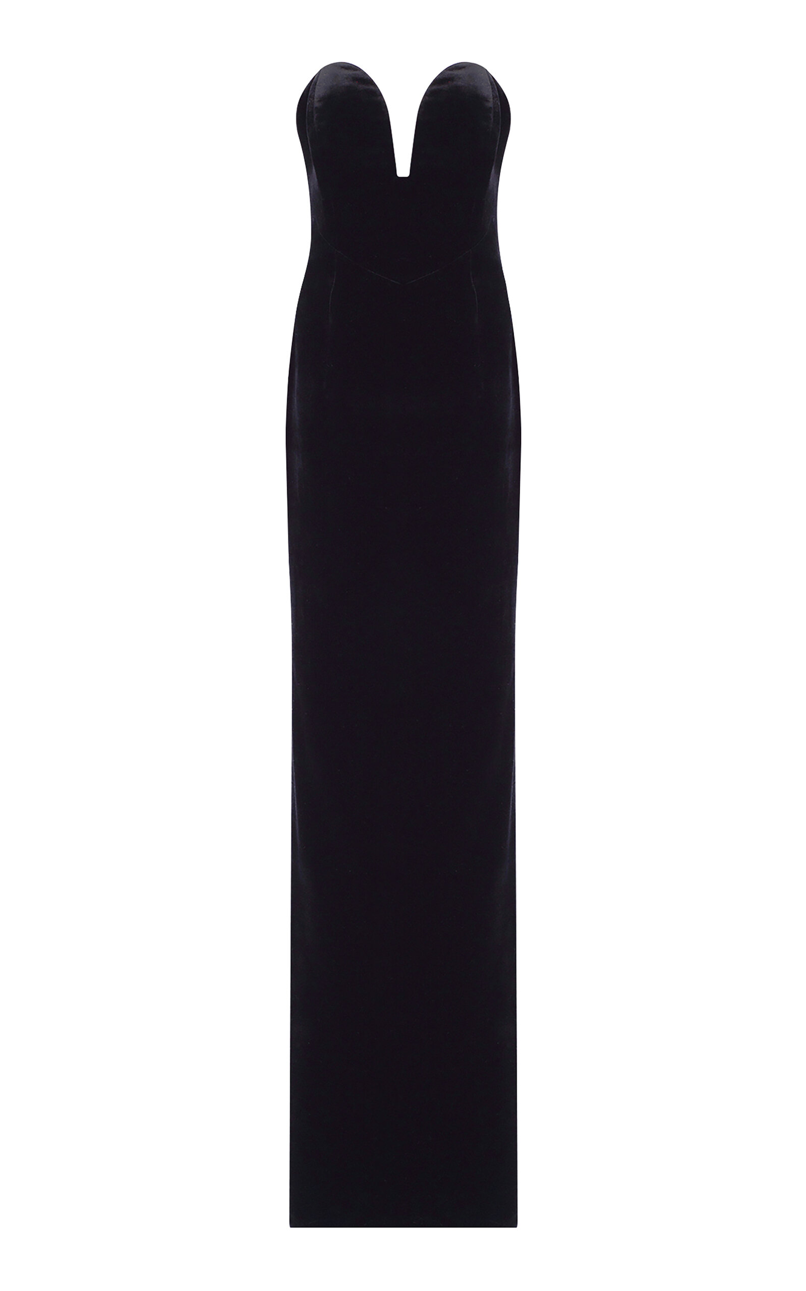 The New Arrivals Ilkyaz Ozel Viv Silk Bow-detailed Maxi Dress In Black