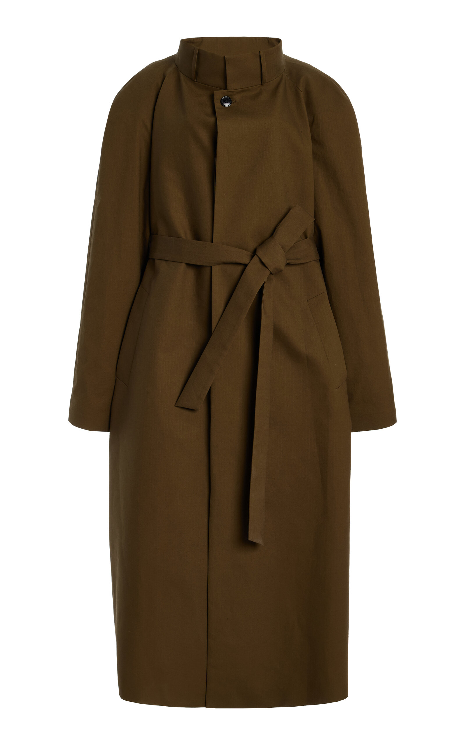 Convertible Cotton Trench Coat