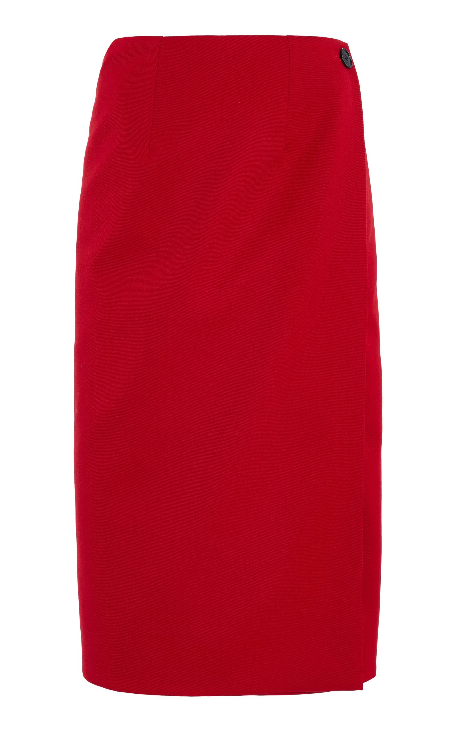 Reversible Wool Midi Skirt