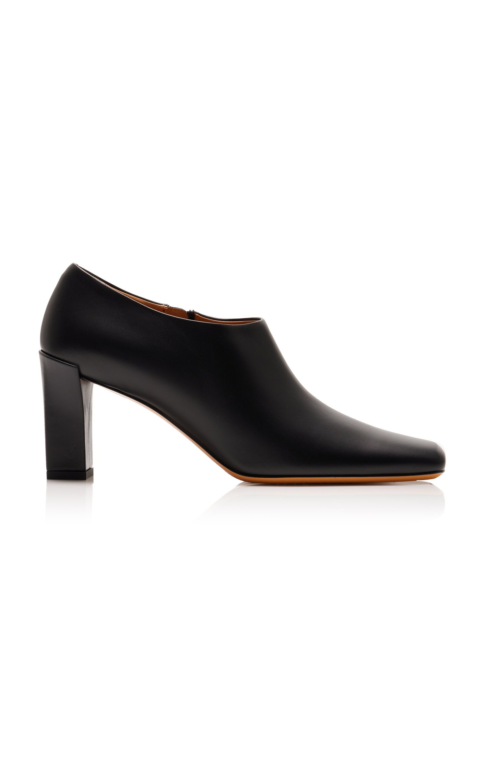 Shop Tod's Leather Ankle Boots In Black