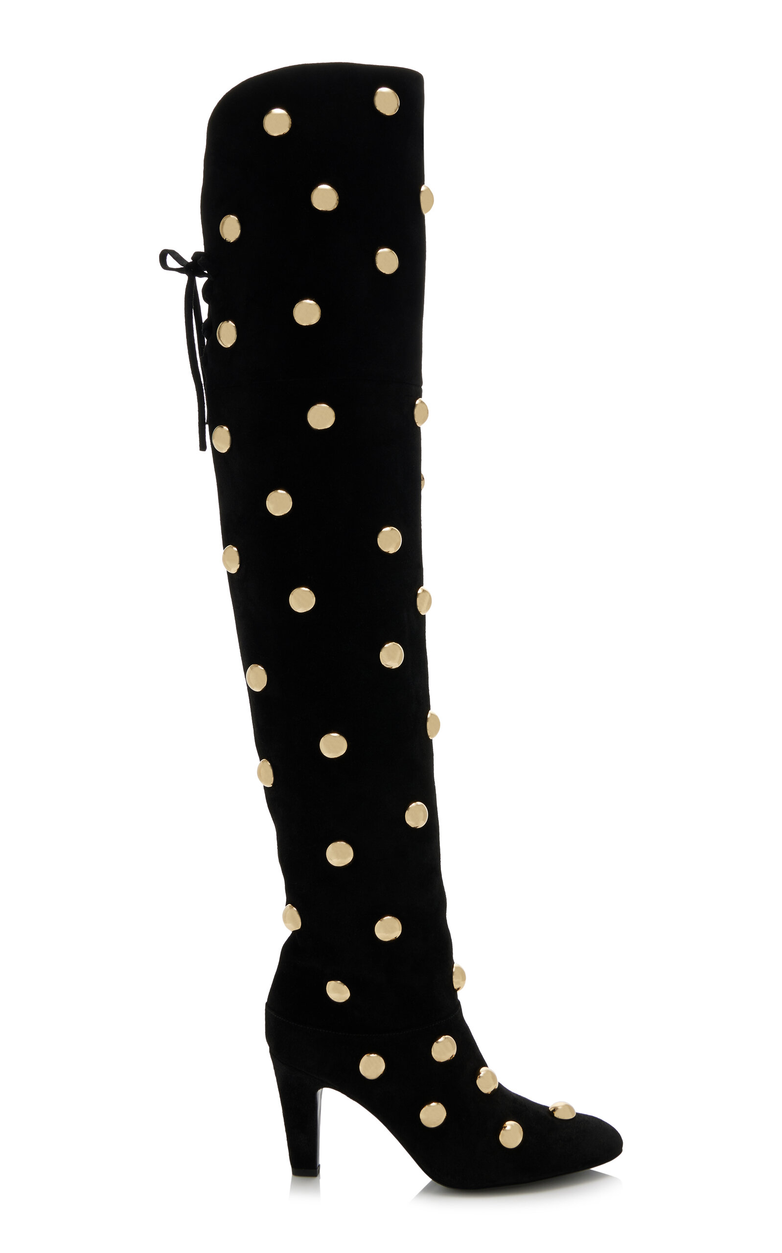 Chloé Eve Studded Leather Over-The-Knee Boots