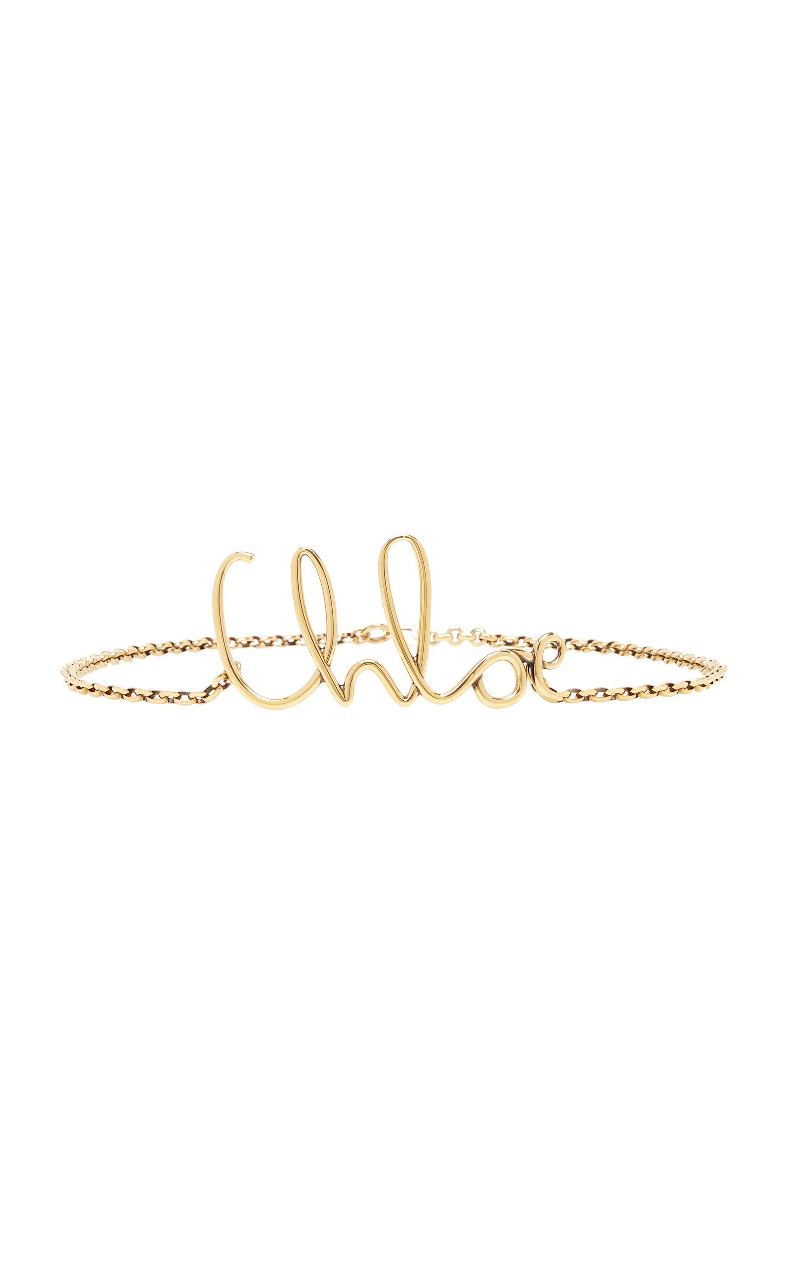 Chloé Small C Gold-Tone Chain Belt