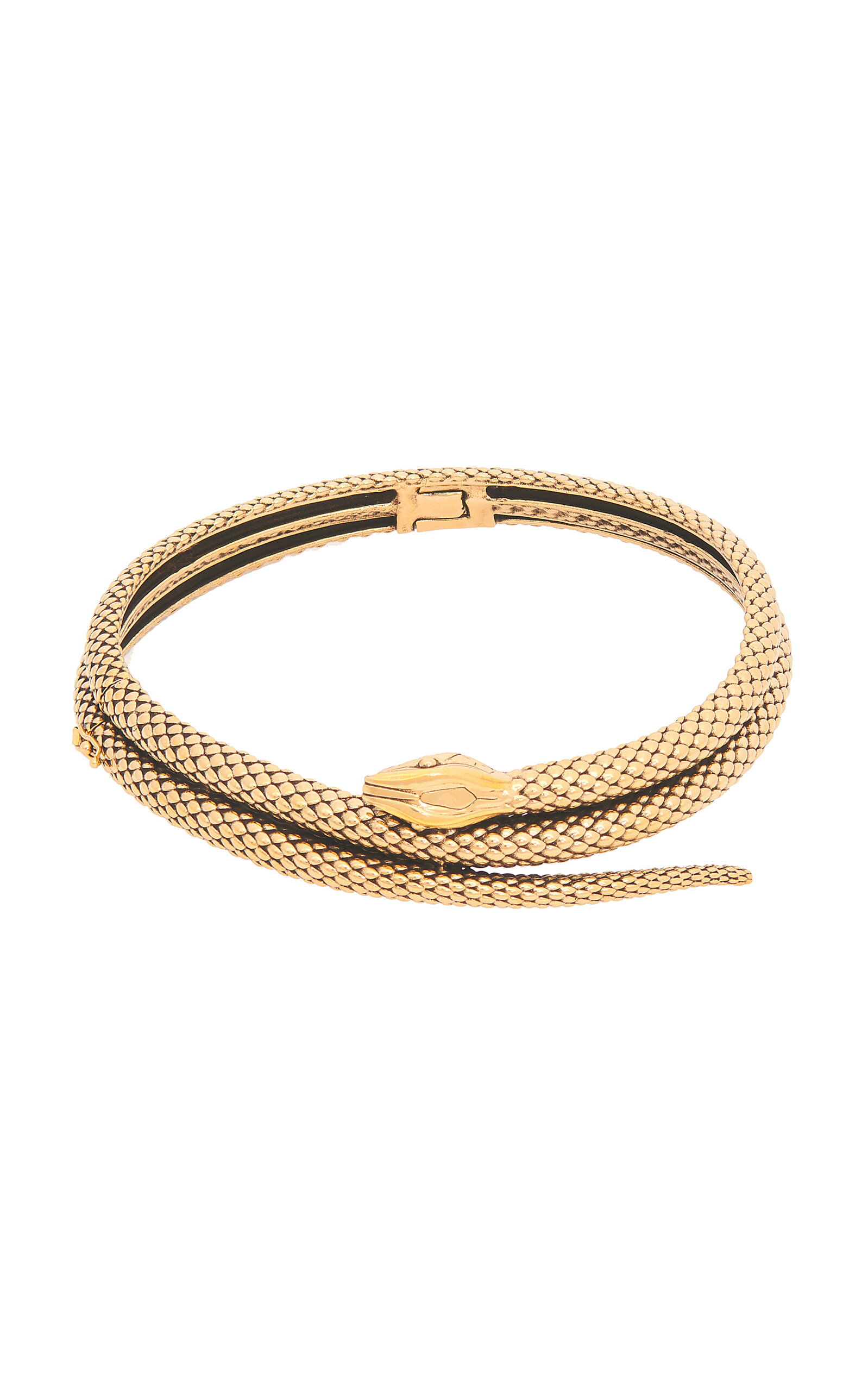 Chloé Gold-toned Layered Snake Necklace