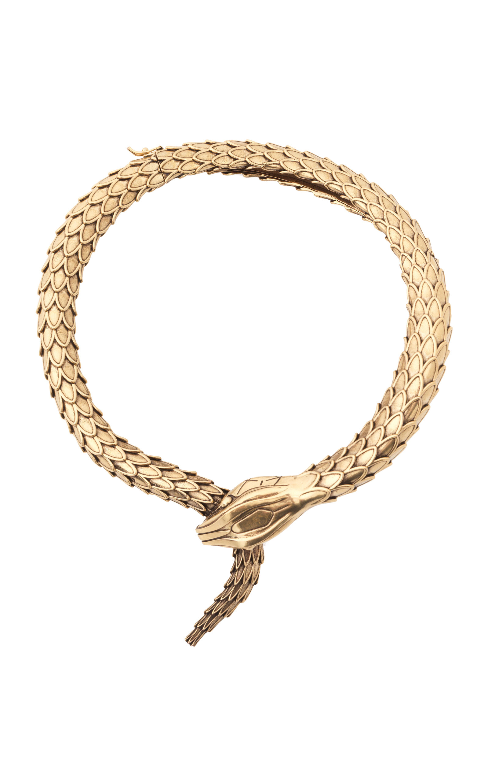 Chloé Gold-toned Snake Necklace