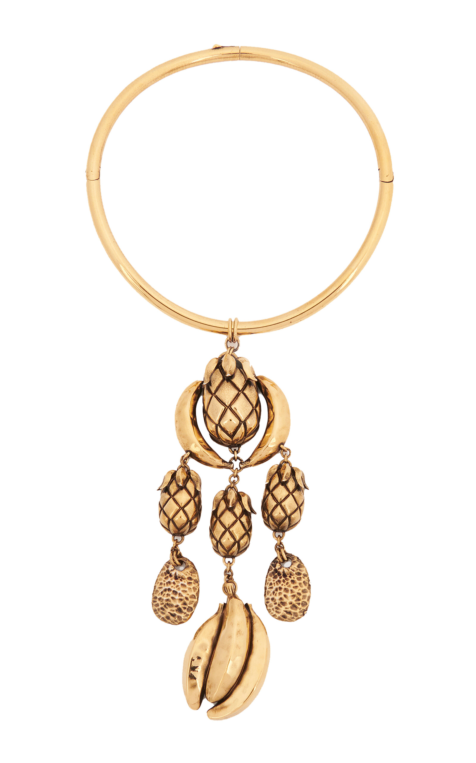 Chloé Gold-toned Banana Pendant Necklace