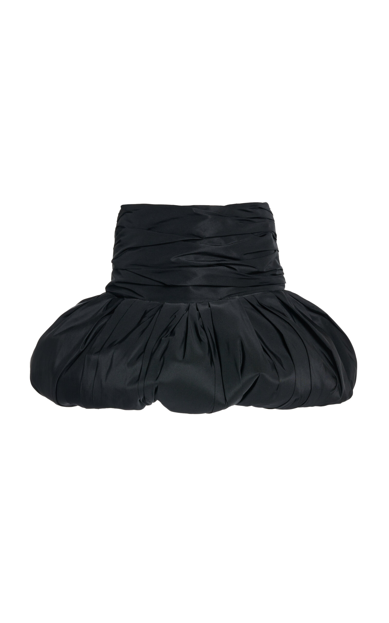 Coperni Structured Taffeta Mini Skirt In Black