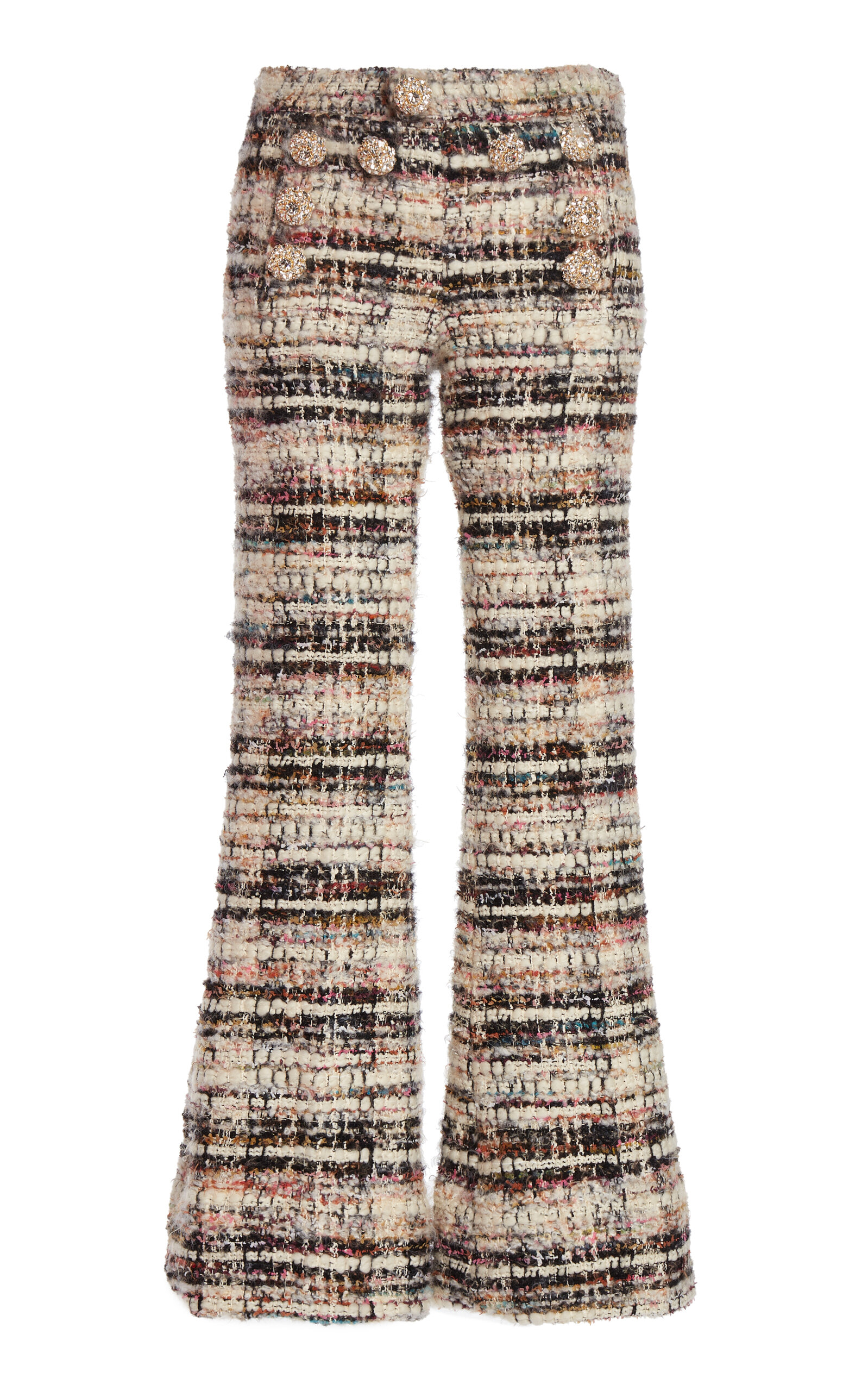 Giambattista Valli Straight-leg Bouclé Pants In Multi