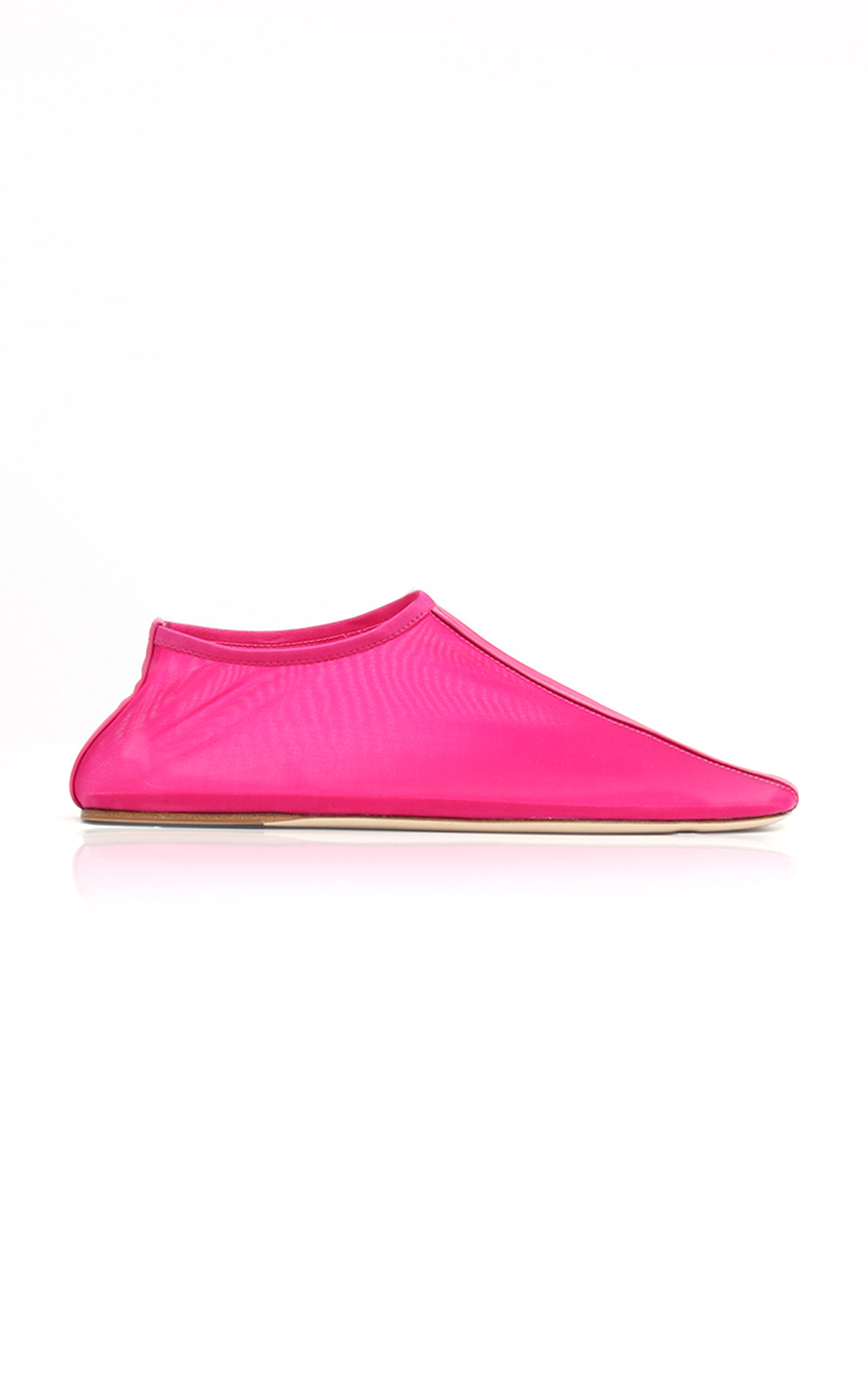 Christopher Esber Mesh Flats In Pink