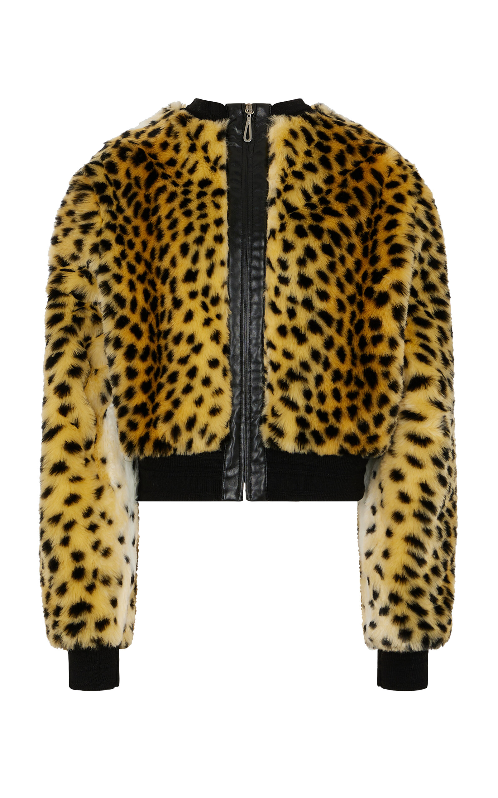 Rabanne Cheetah Faux Fur Jacket In Animal