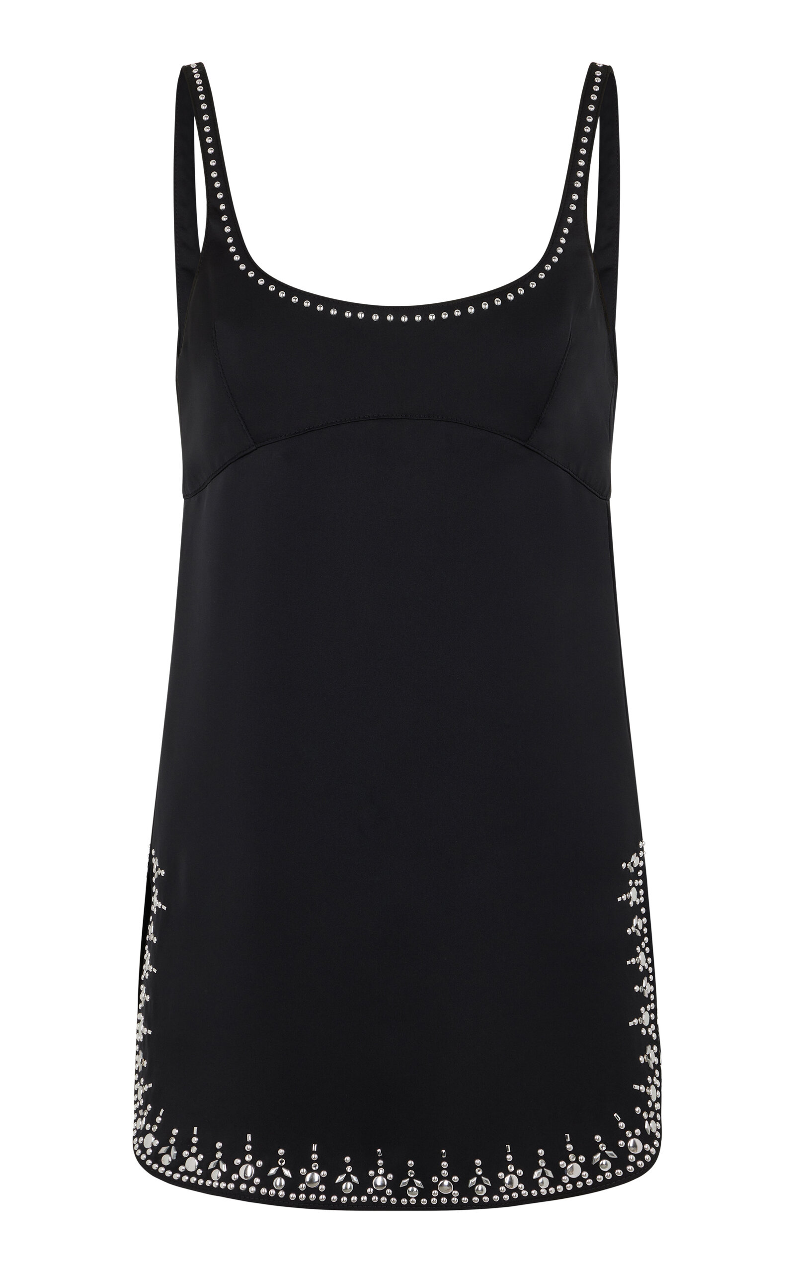 Rabanne Embellished Tank Top In Black