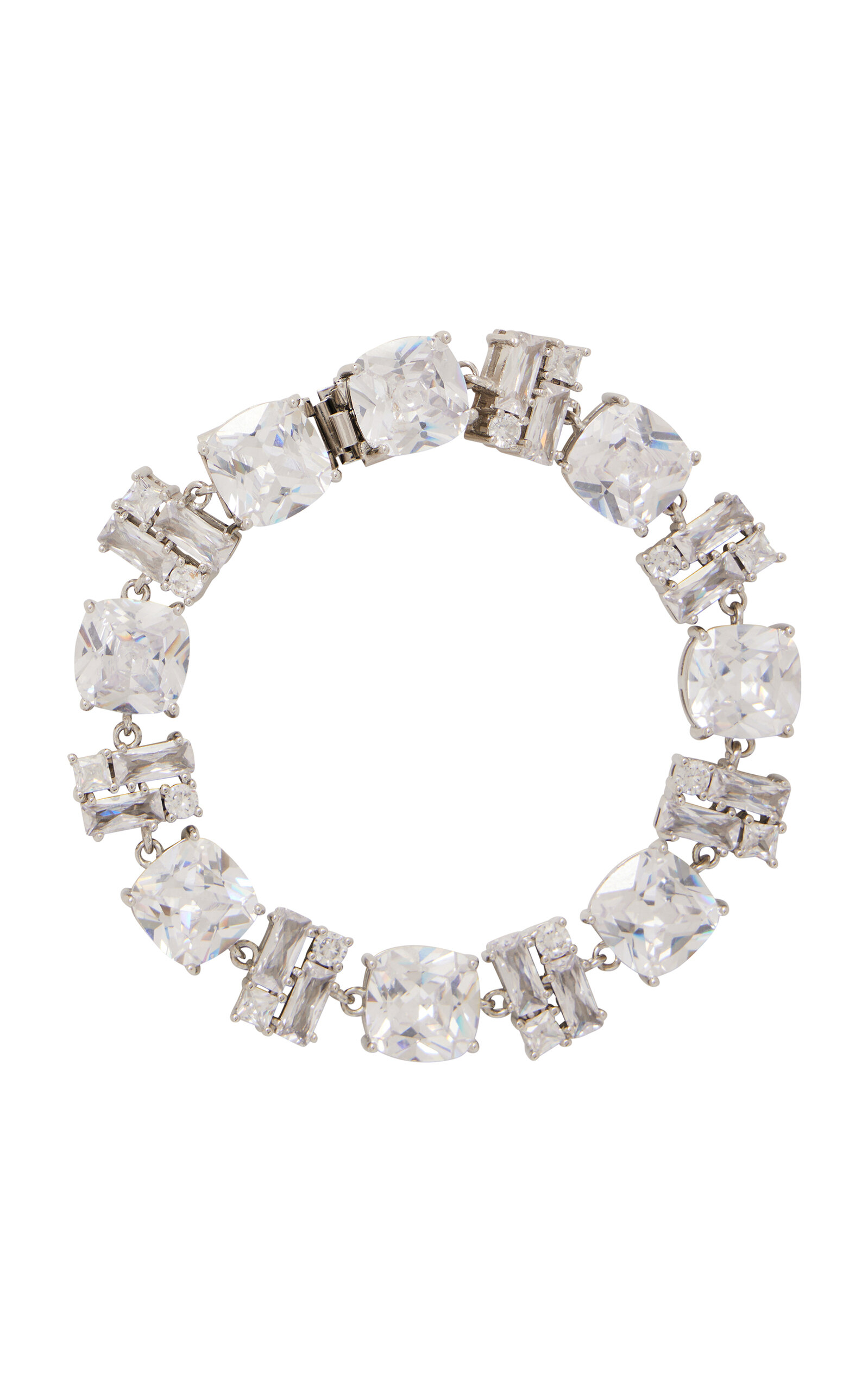 Rabanne Crystal Bracelet In White