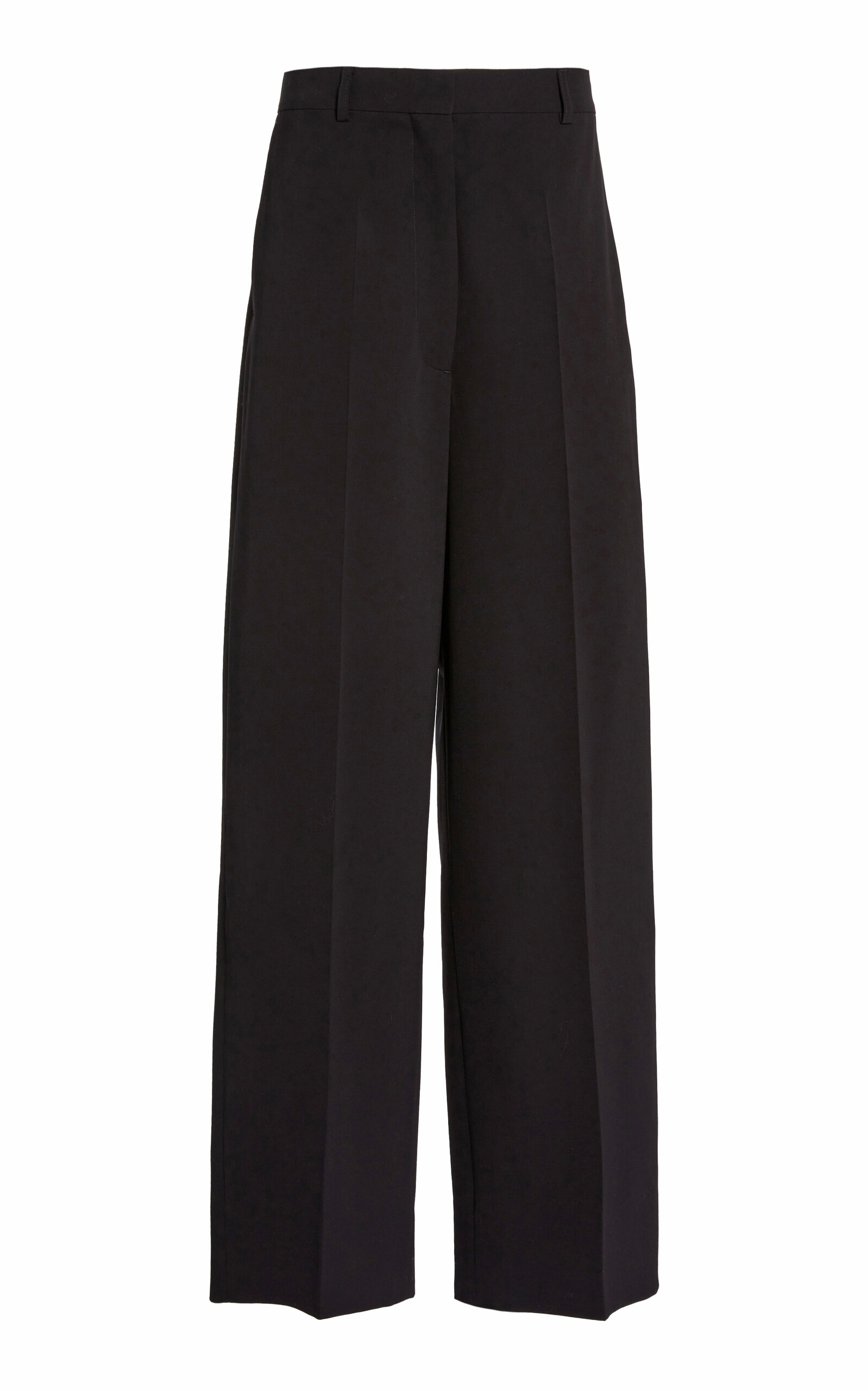 Stella Mccartney Wide-leg Wool Pants In Black