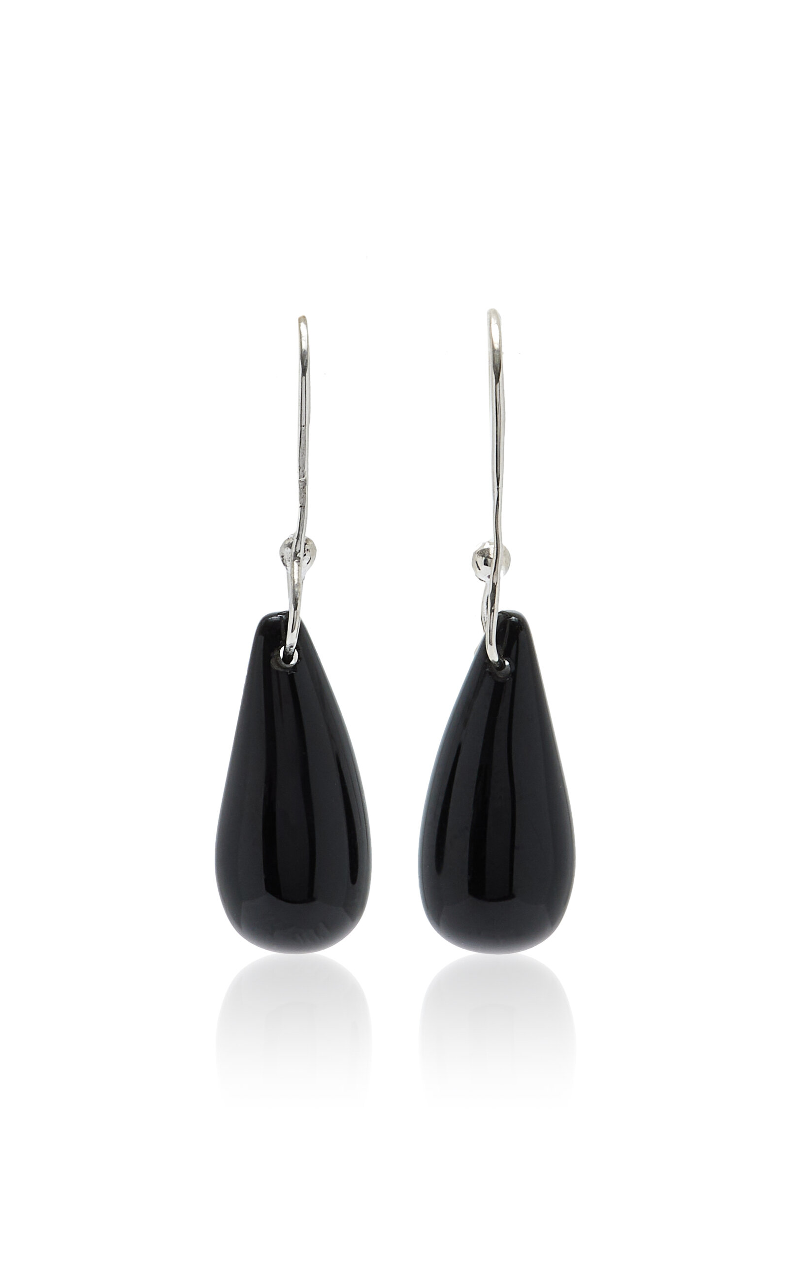 Shop Sophie Buhai Droplet Onyx Earrings In Black