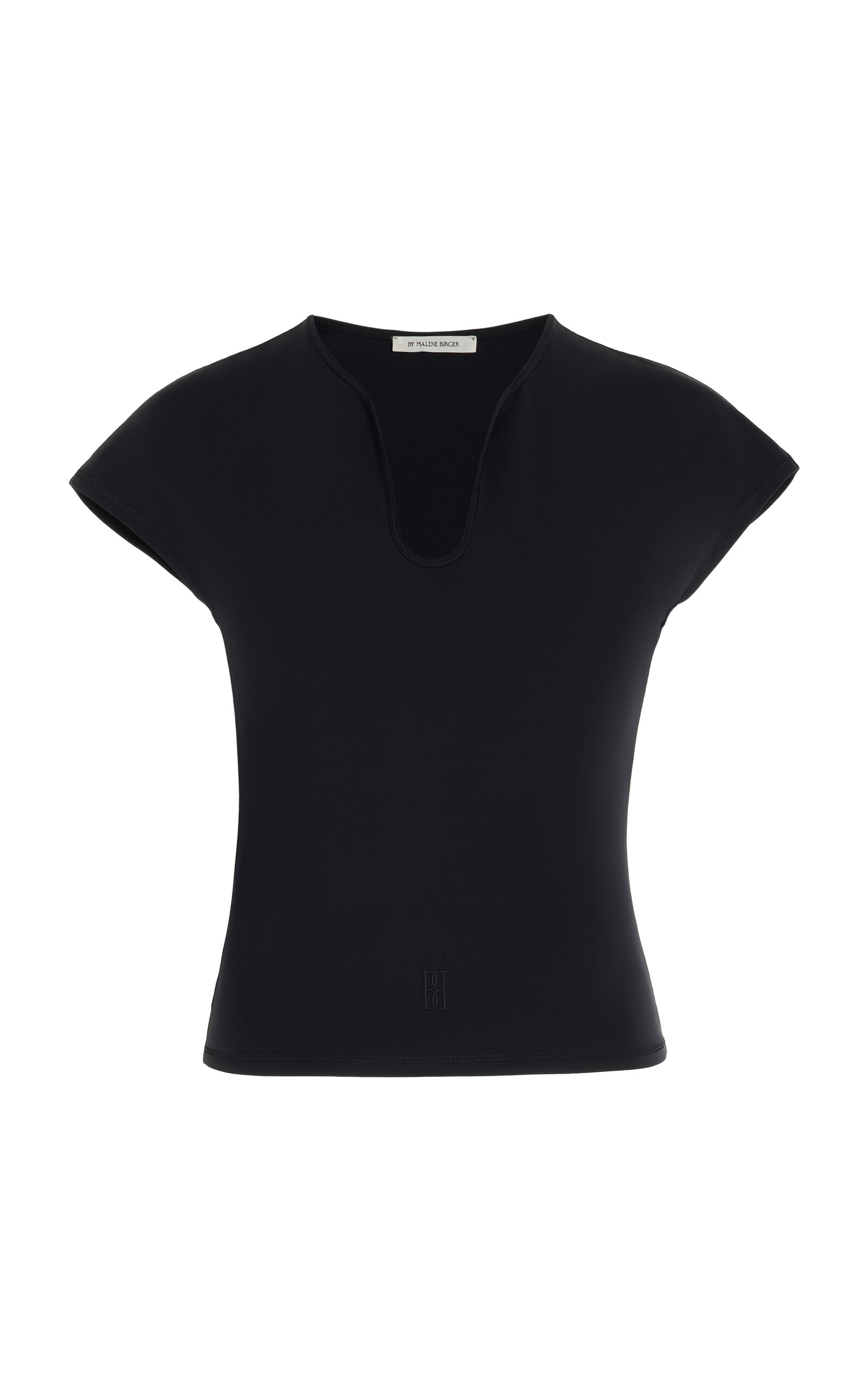 Shop By Malene Birger Venazia Knit Top In Black