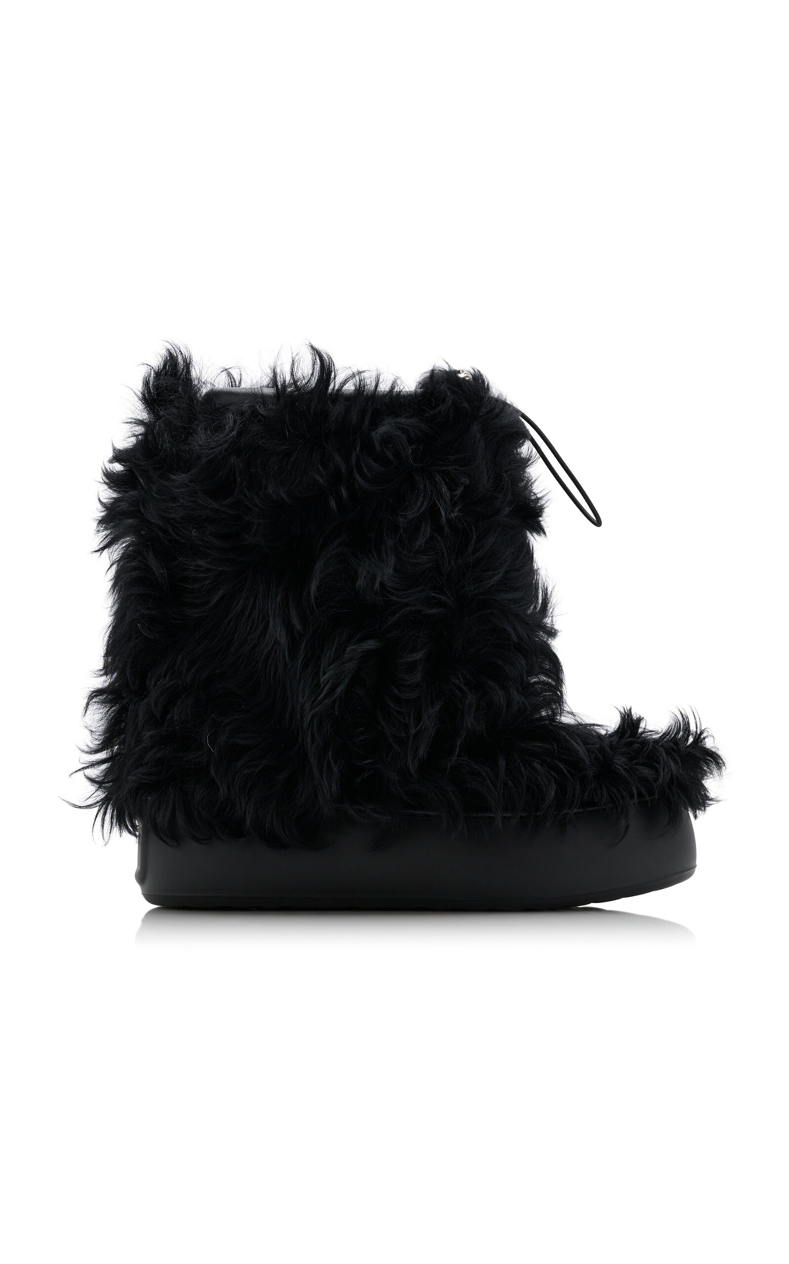 Roger Vivier Viv Winter Shearling Ankle Boots In Black