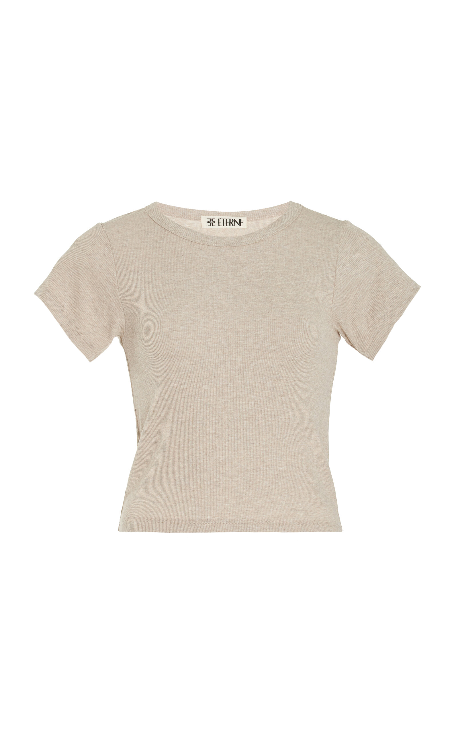 Shop Éterne Baby Tee In Ivory