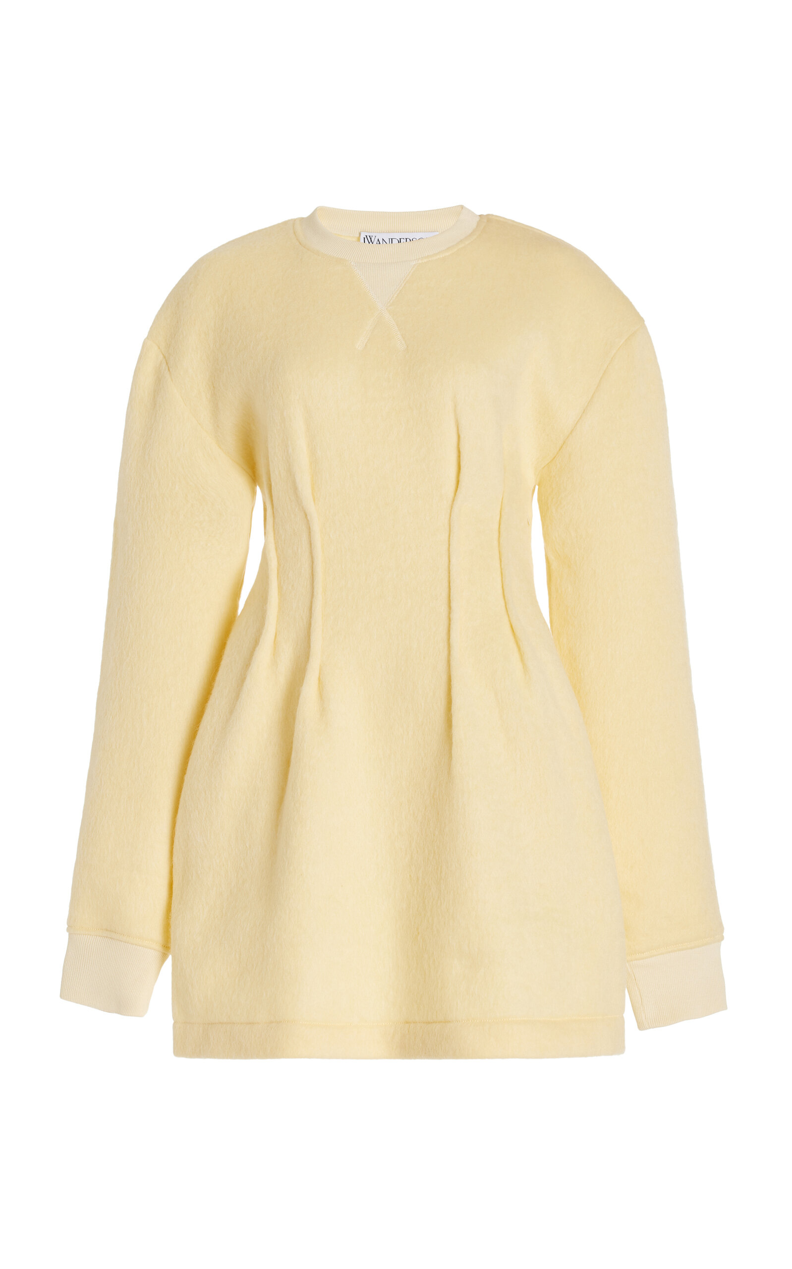 JW ANDERSON HOURGLASS WOOL-BLEND MINI DRESS 