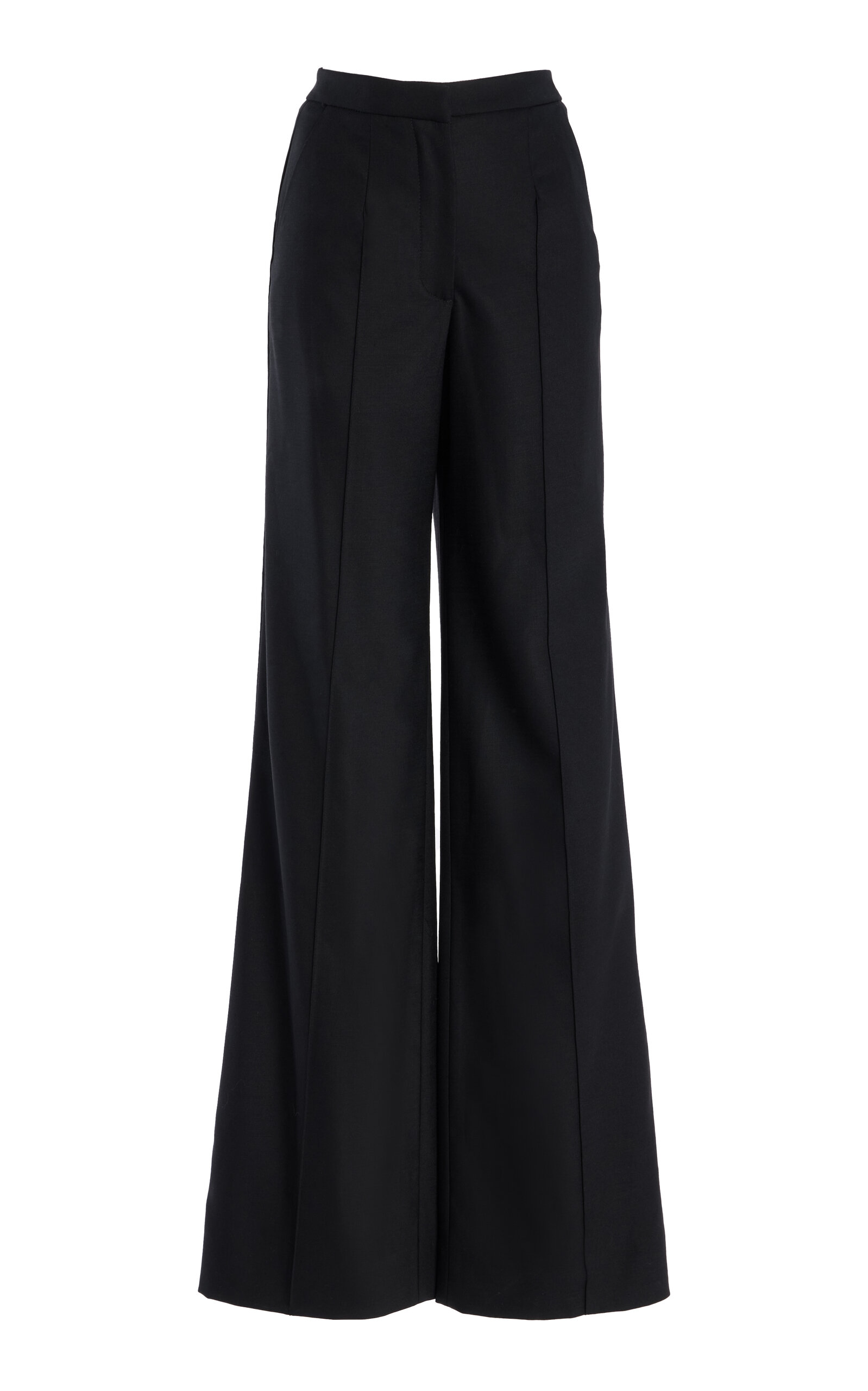 Daline Suiting Straight-Leg Pants