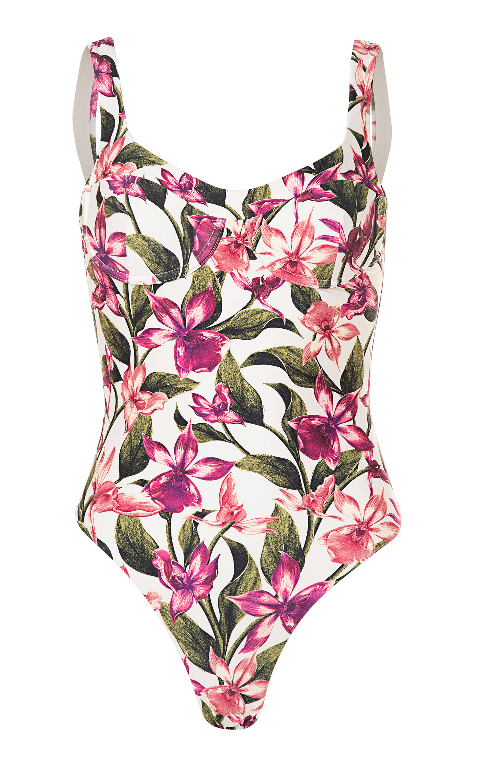 Agua By Agua Bendita Joyero Pasado Floral One-piece Swimsuit In Multi