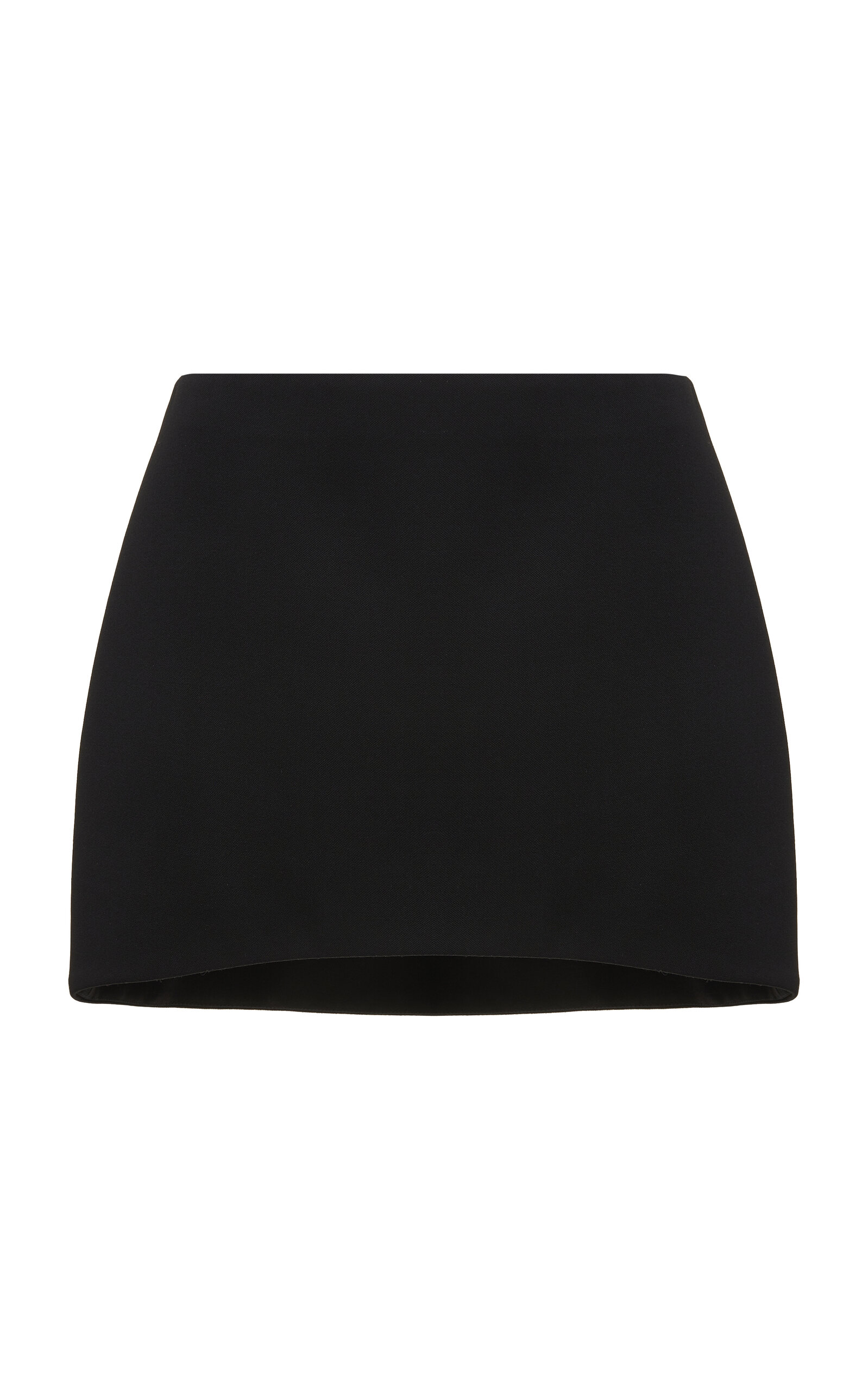 Shop Givenchy Wool Mini Skirt In Black