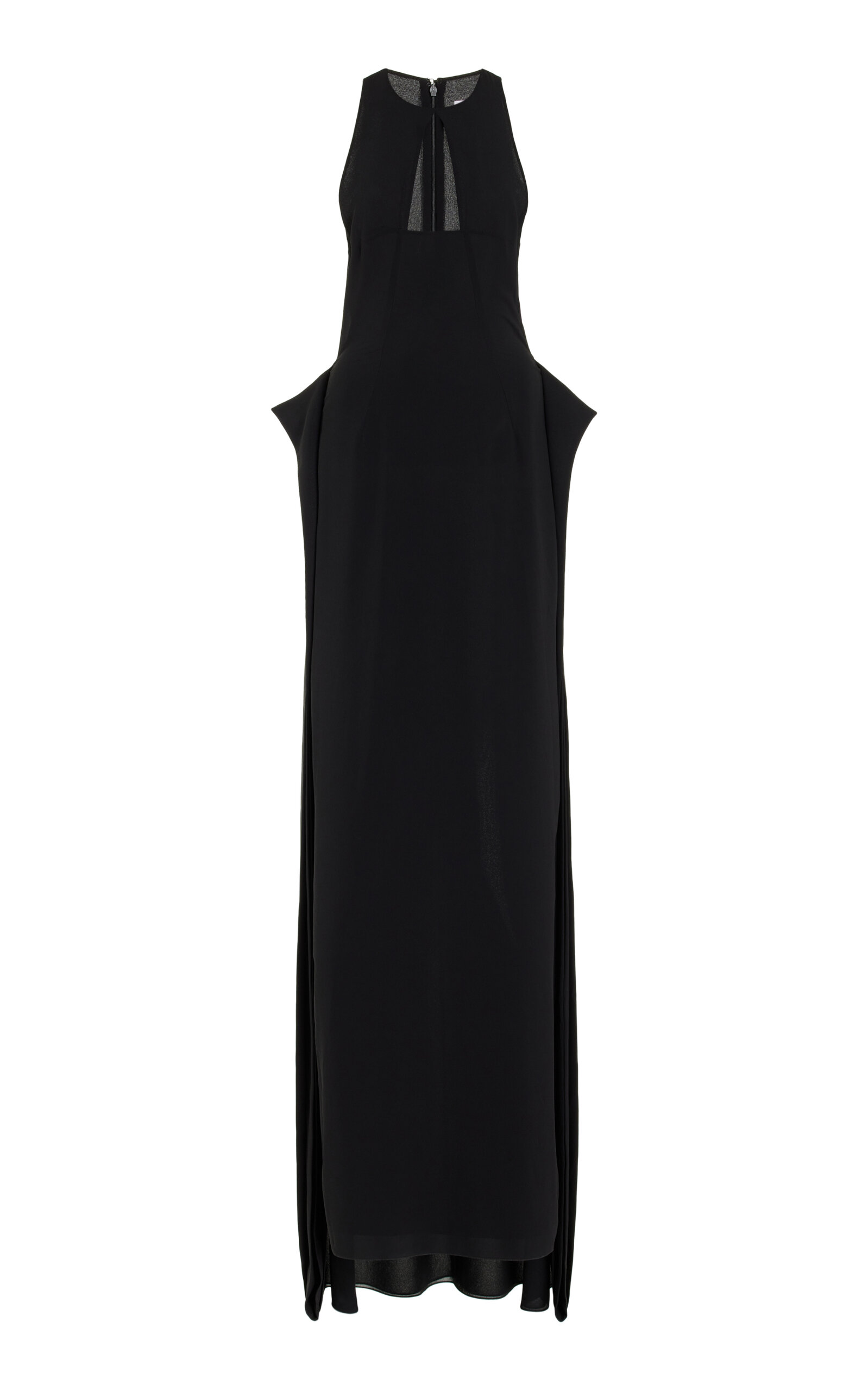 Shop 16arlington Anafri Georgette Gown In Black