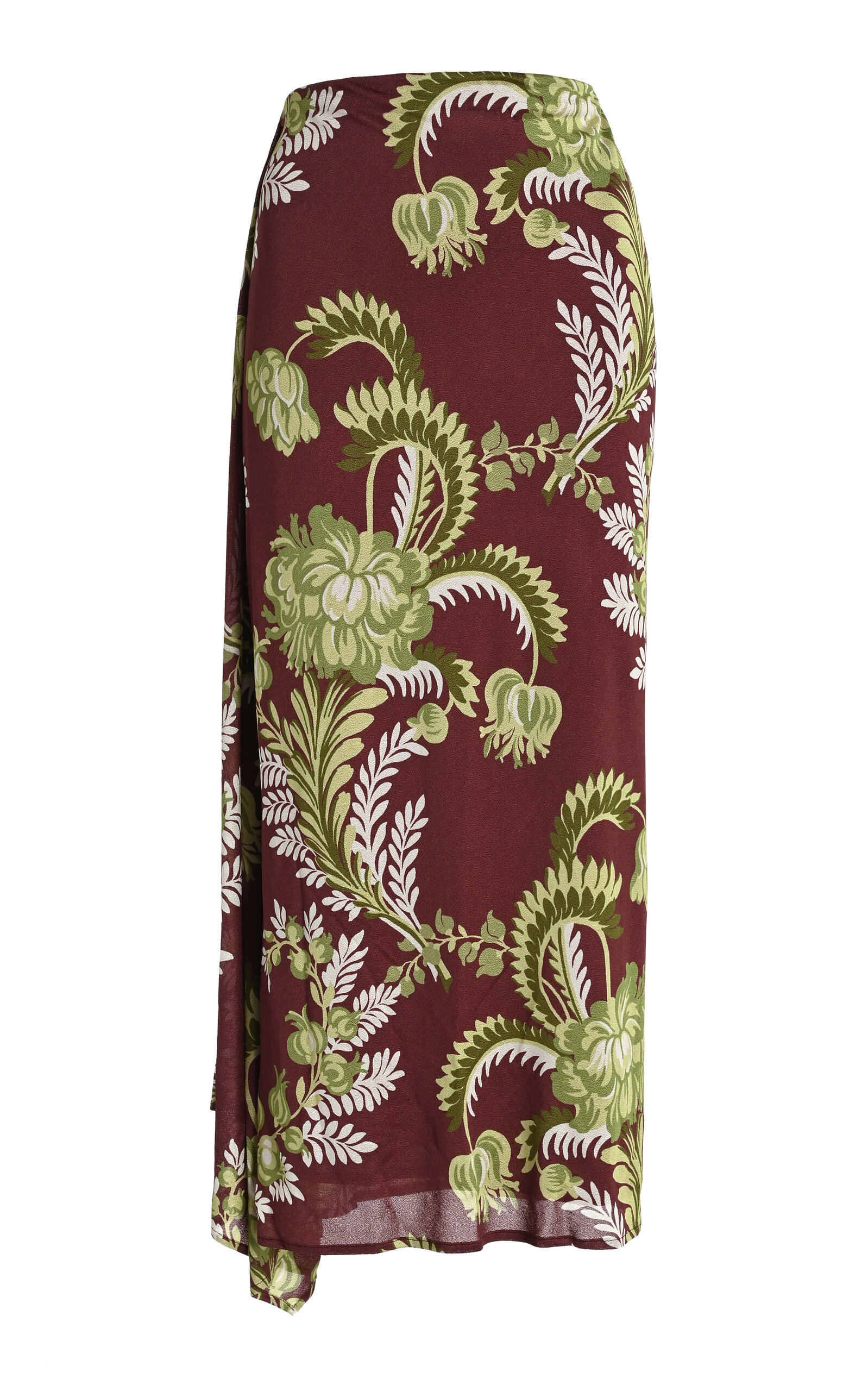 Shop Etro Printed Skirt In Multi