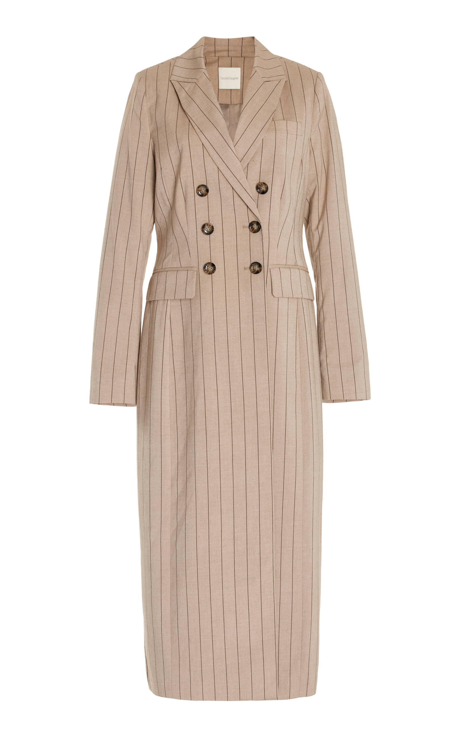 The Meyer Pinstriped Coat