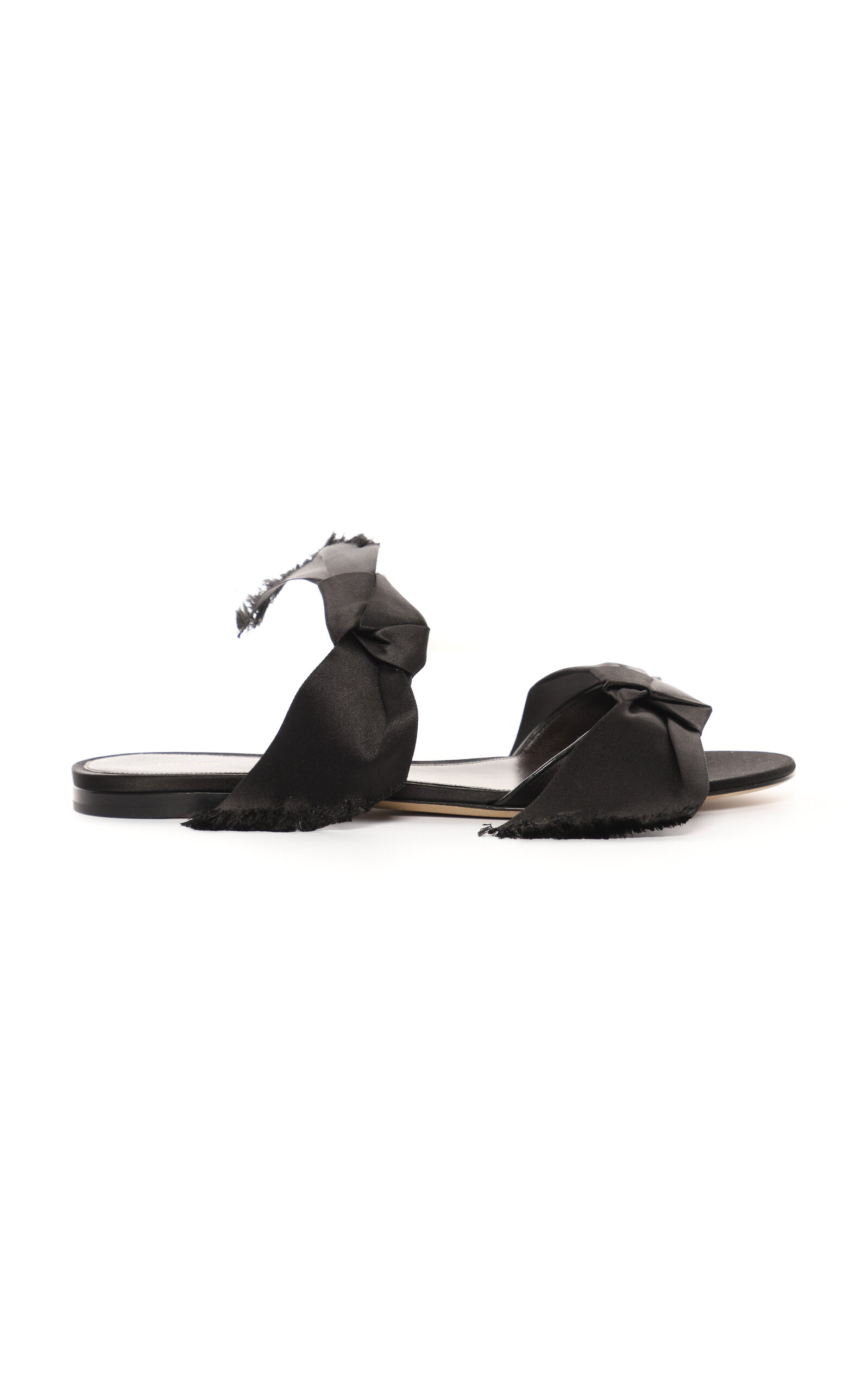 Vika Knotted Satin Sandals