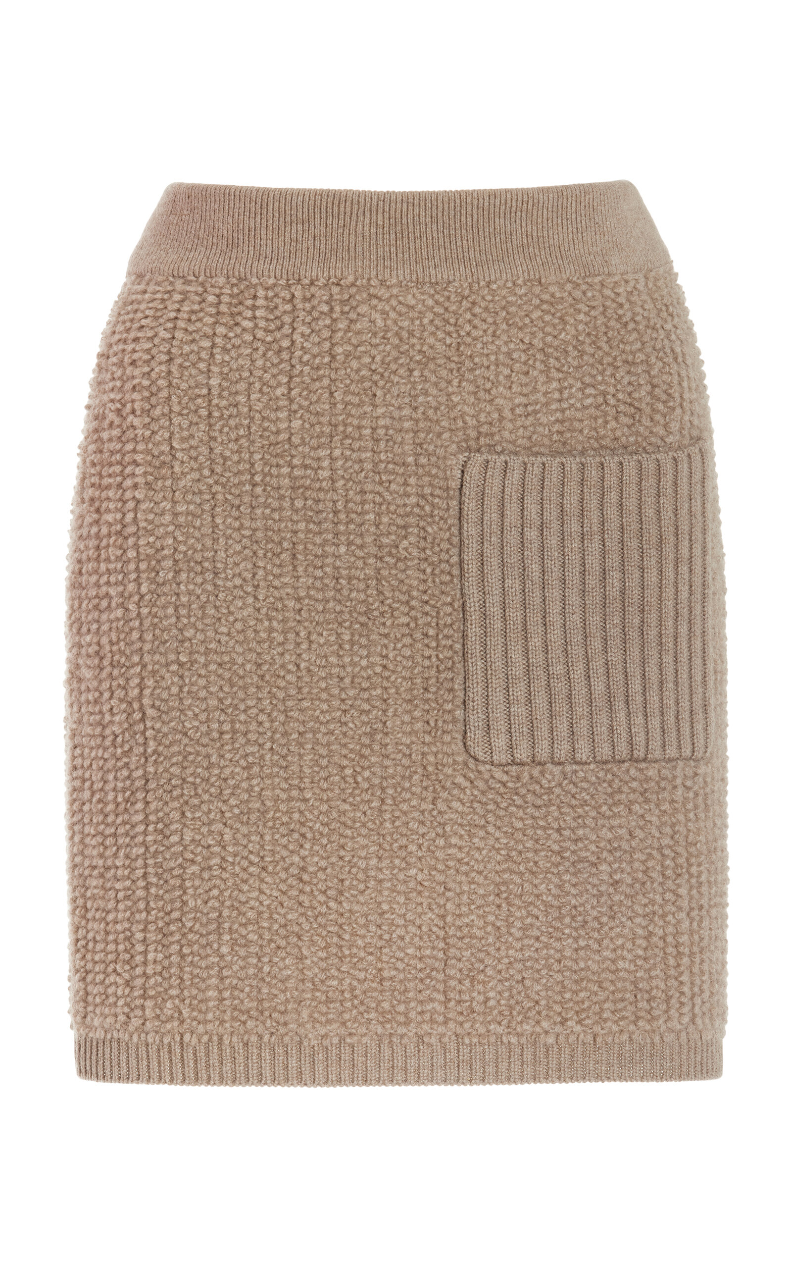 Shop Lisa Yang Imogen Cashmere Mini Skirt In Neutral