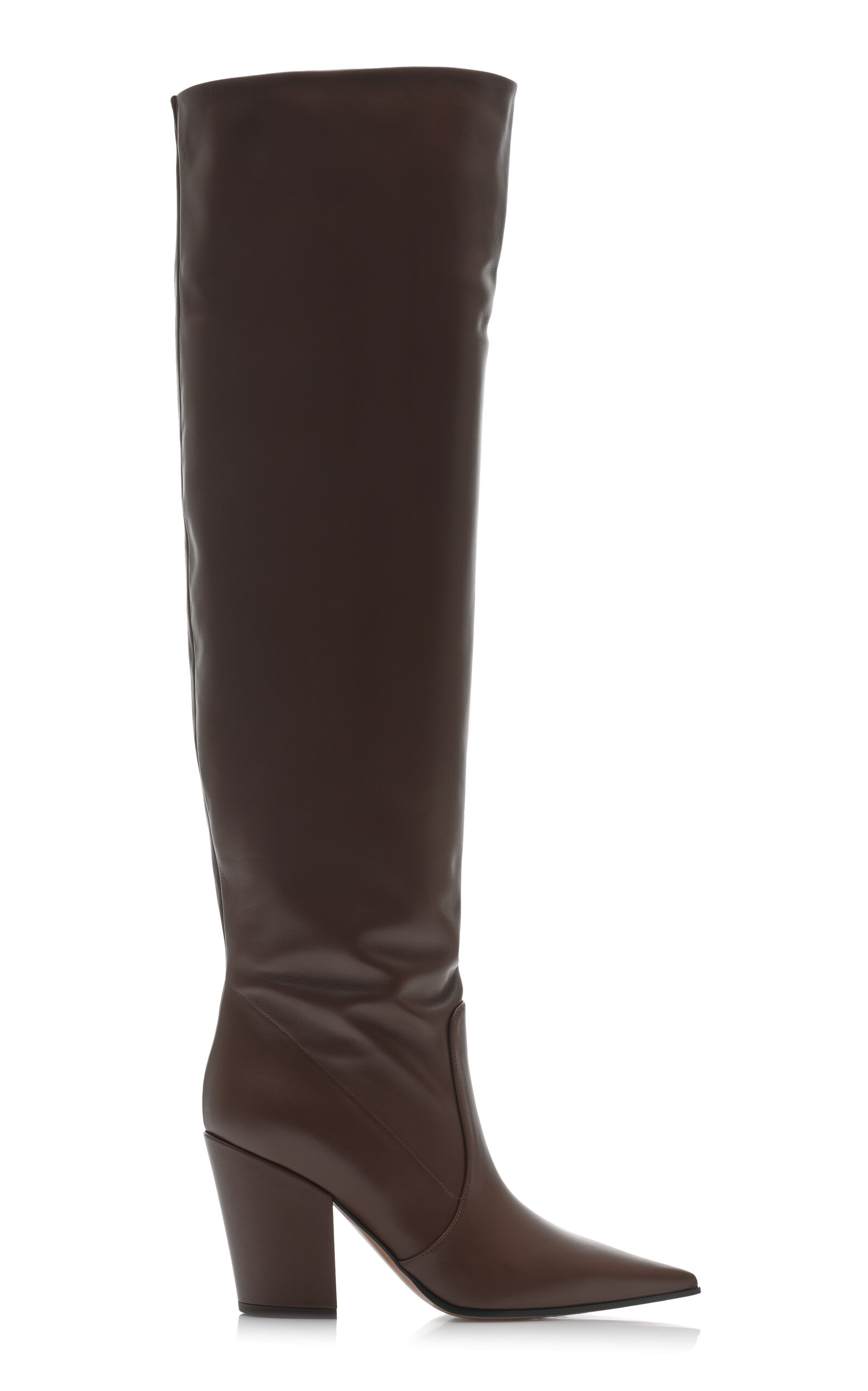 Leather Over-The-Knee Boots