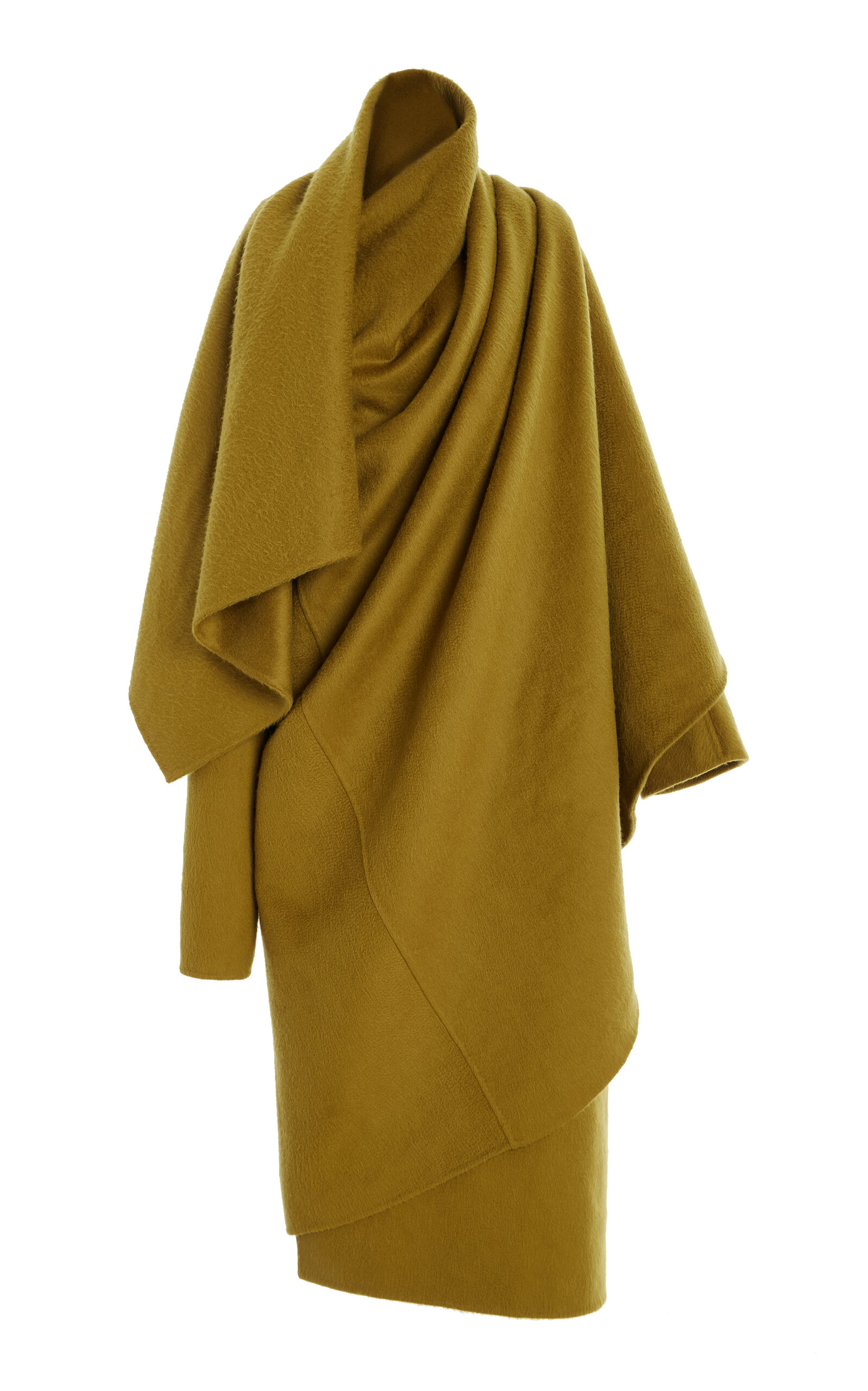 Jan Asymmetric Cashmere Coat