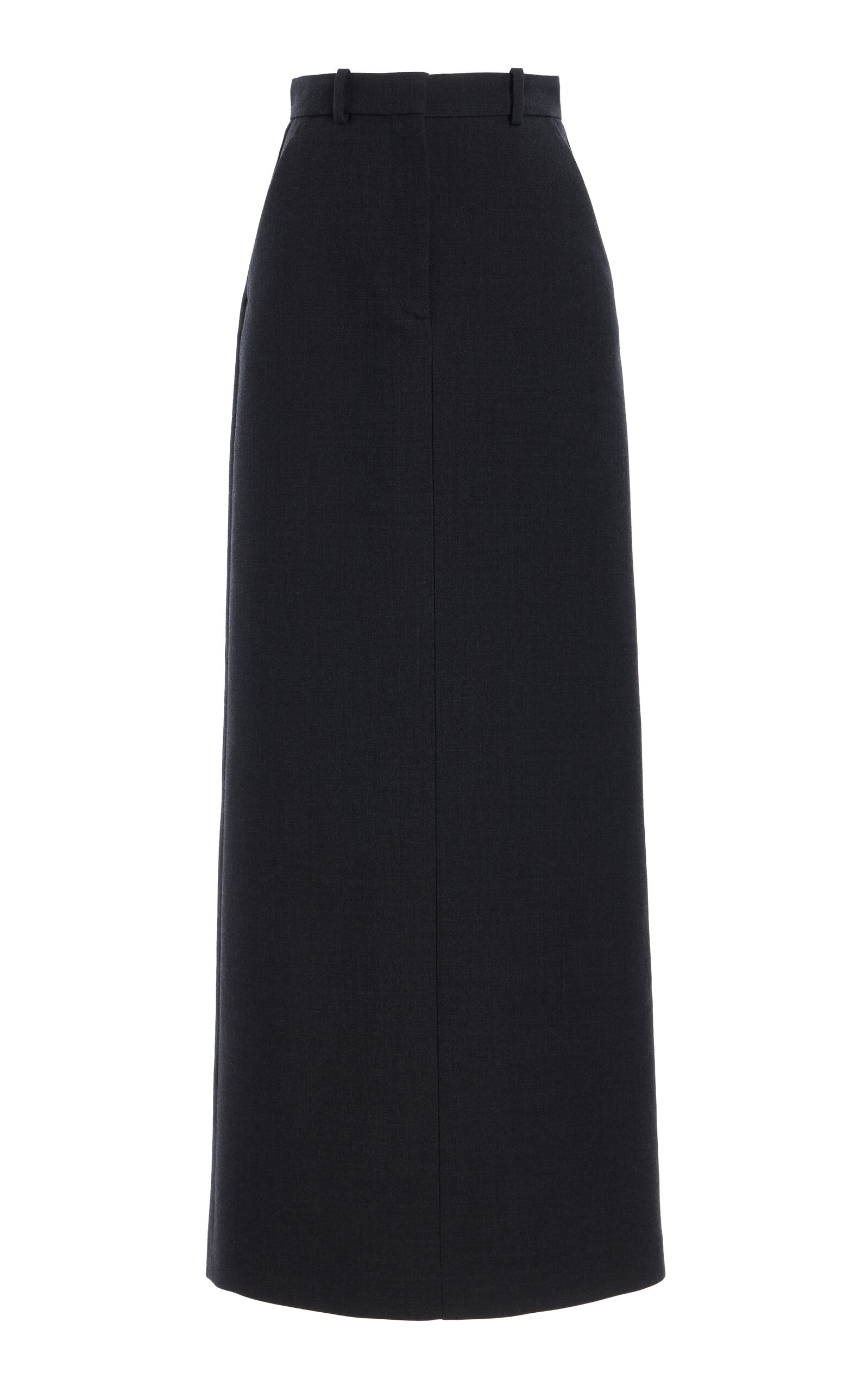 Roux Wool Melange Maxi Skirt