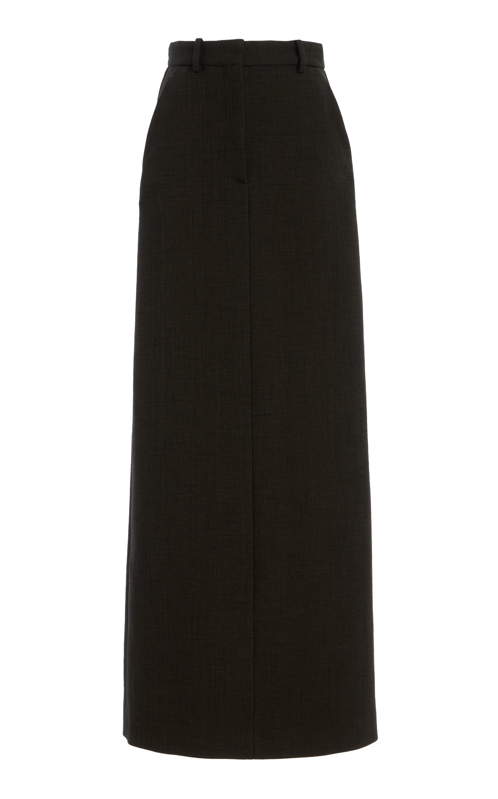 Roux Sateen Suiting Maxi Skirt