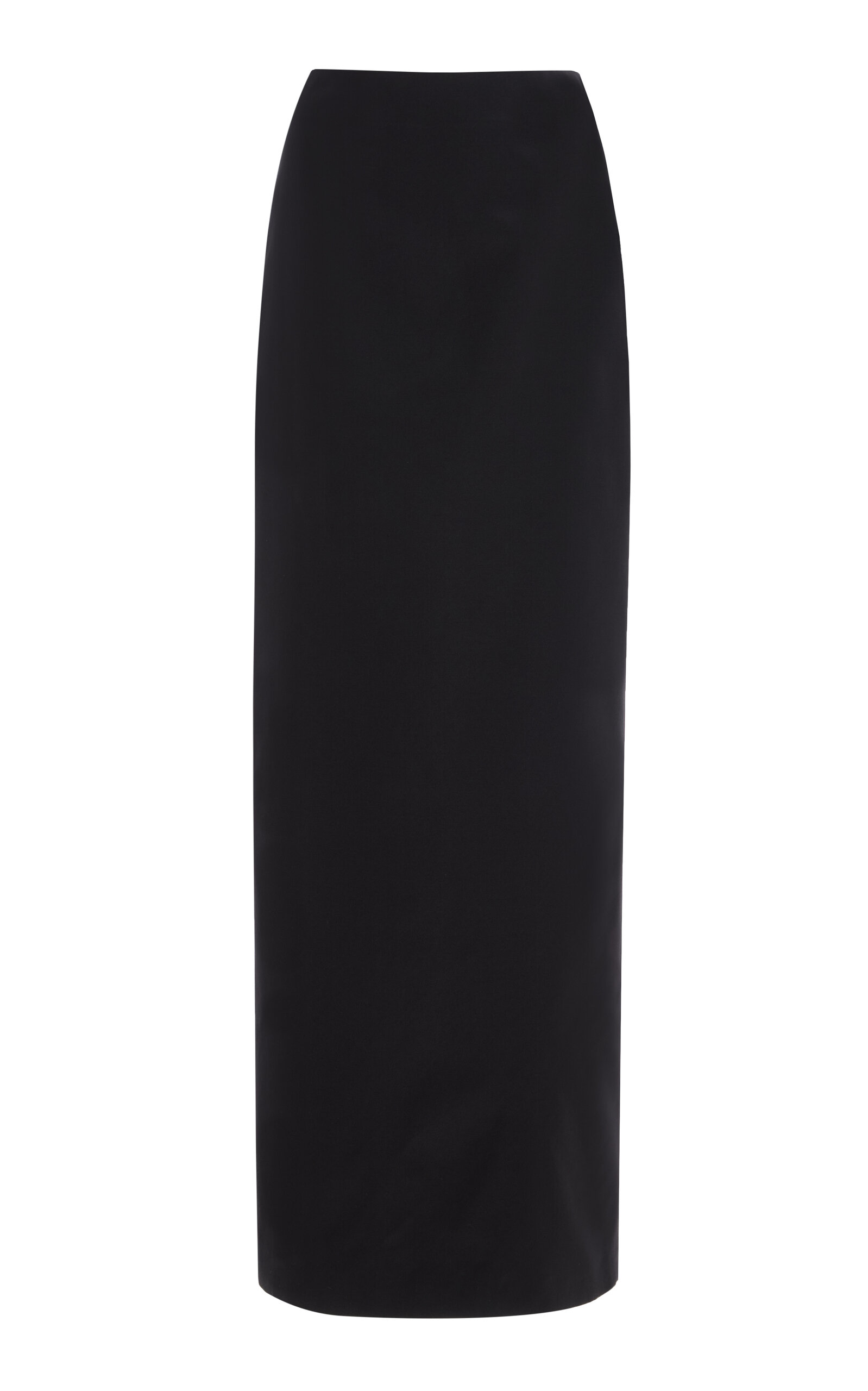 Shop The Row Bartelle Silk-wool Maxi Skirt In Black