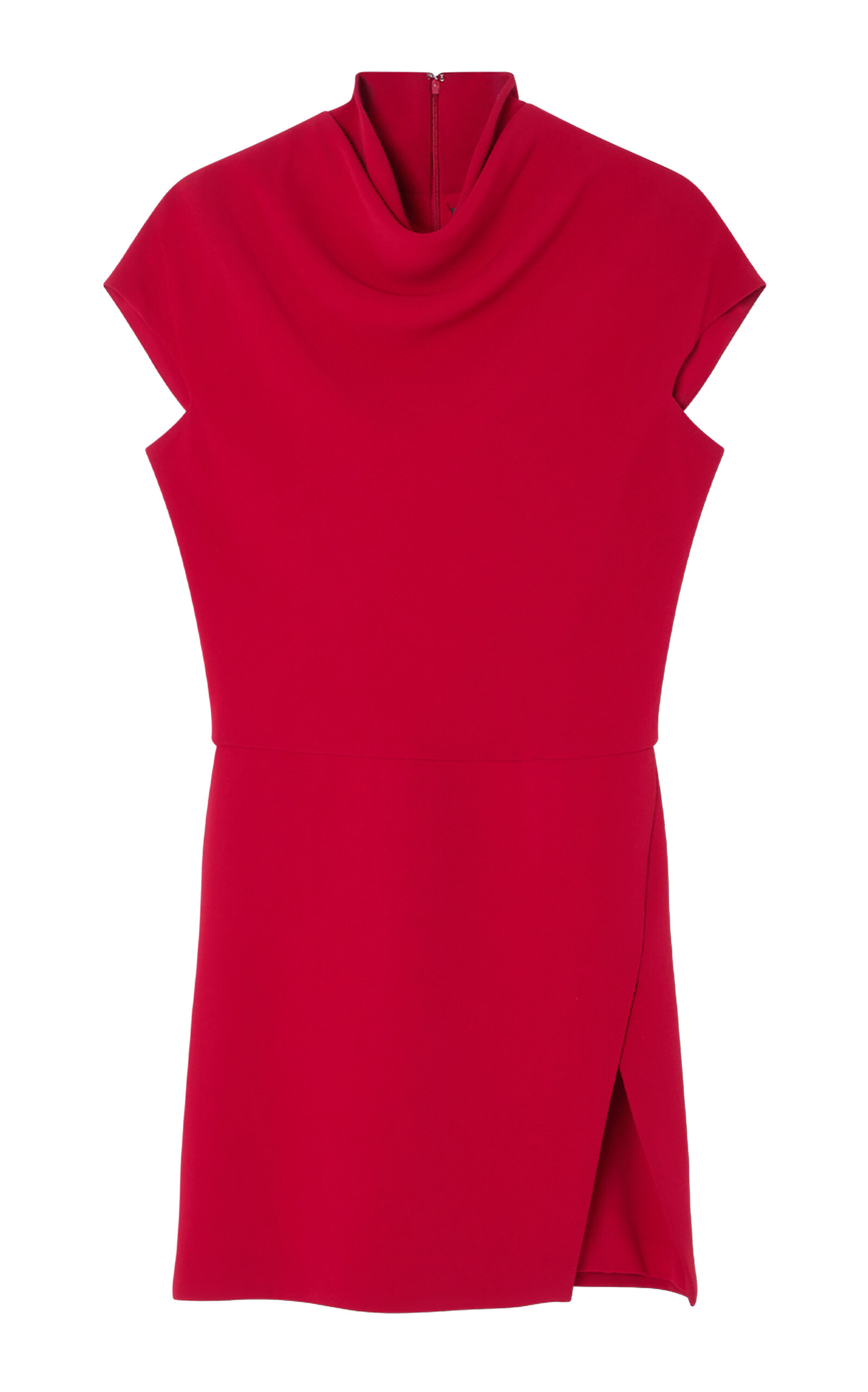 Shop Versace Cady Mini Dress In Red